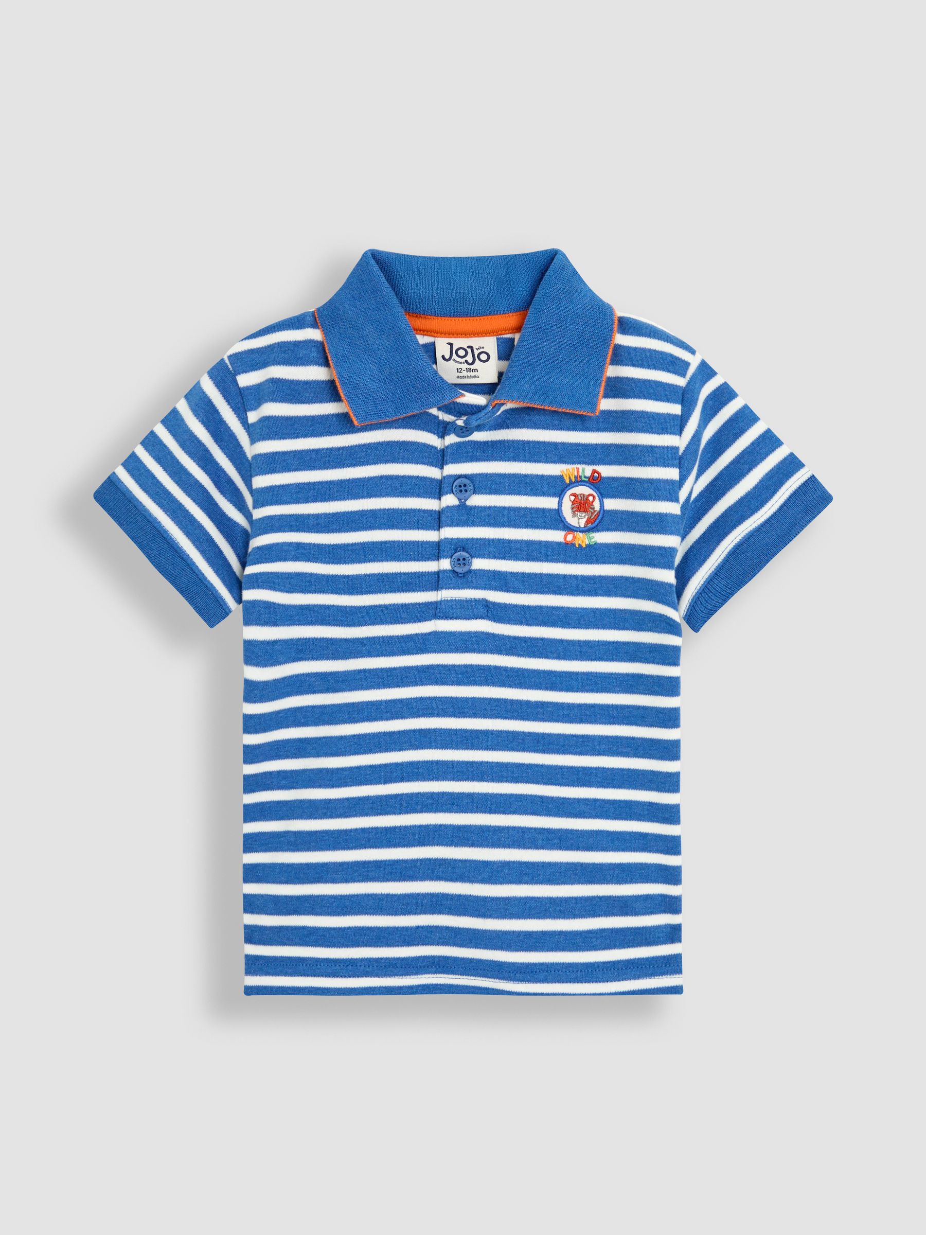 Denim Tiger Badge 100% Cotton Polo Shirt