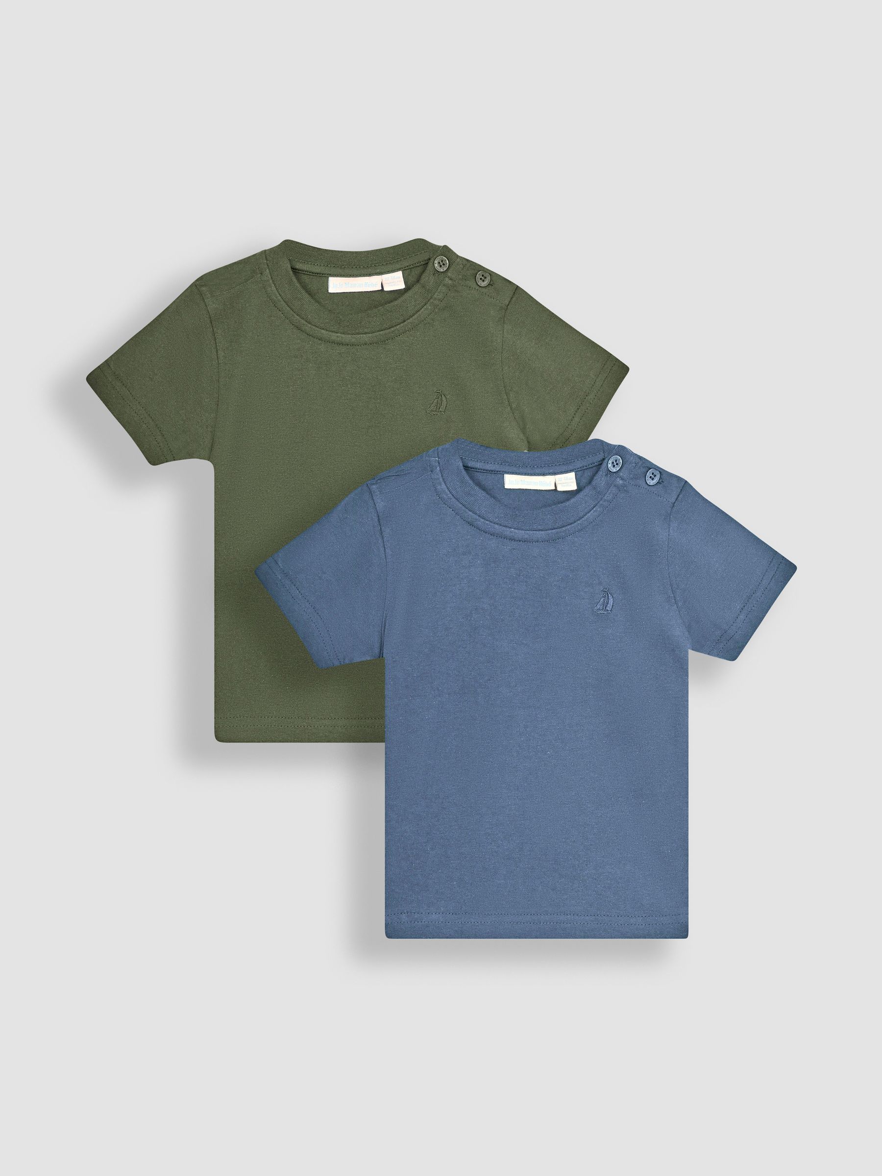 Navy Blue Plain 2-Pack T-Shirts