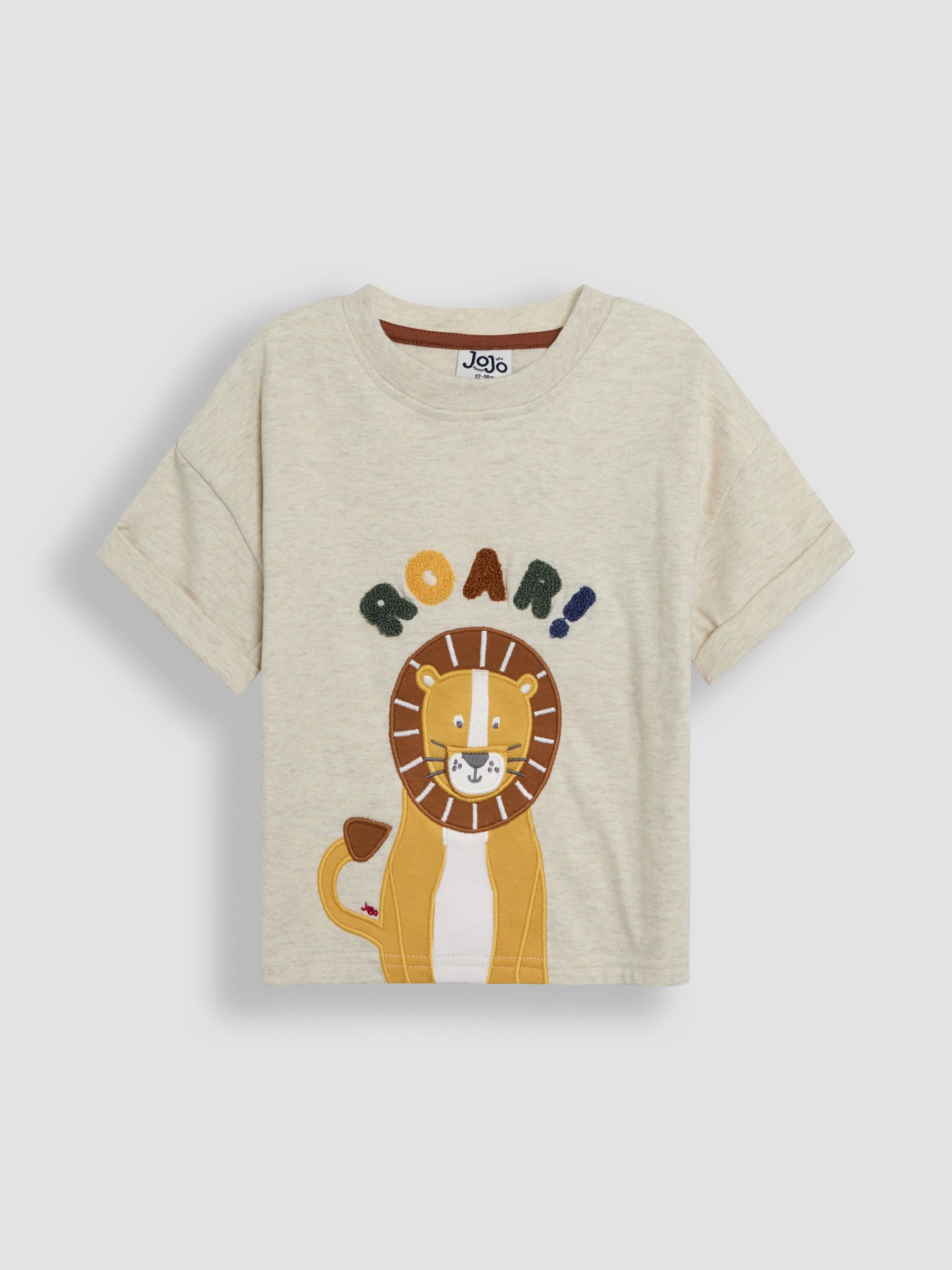Natural Lion Interactive Appliqué T-Shirt
