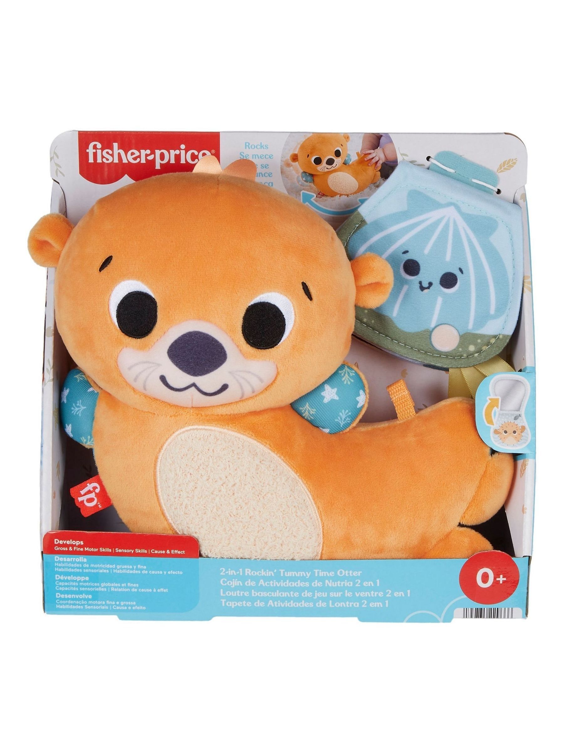 Fisher Price No Colour 2-in-1 Rockin’ Tummy Time Otter