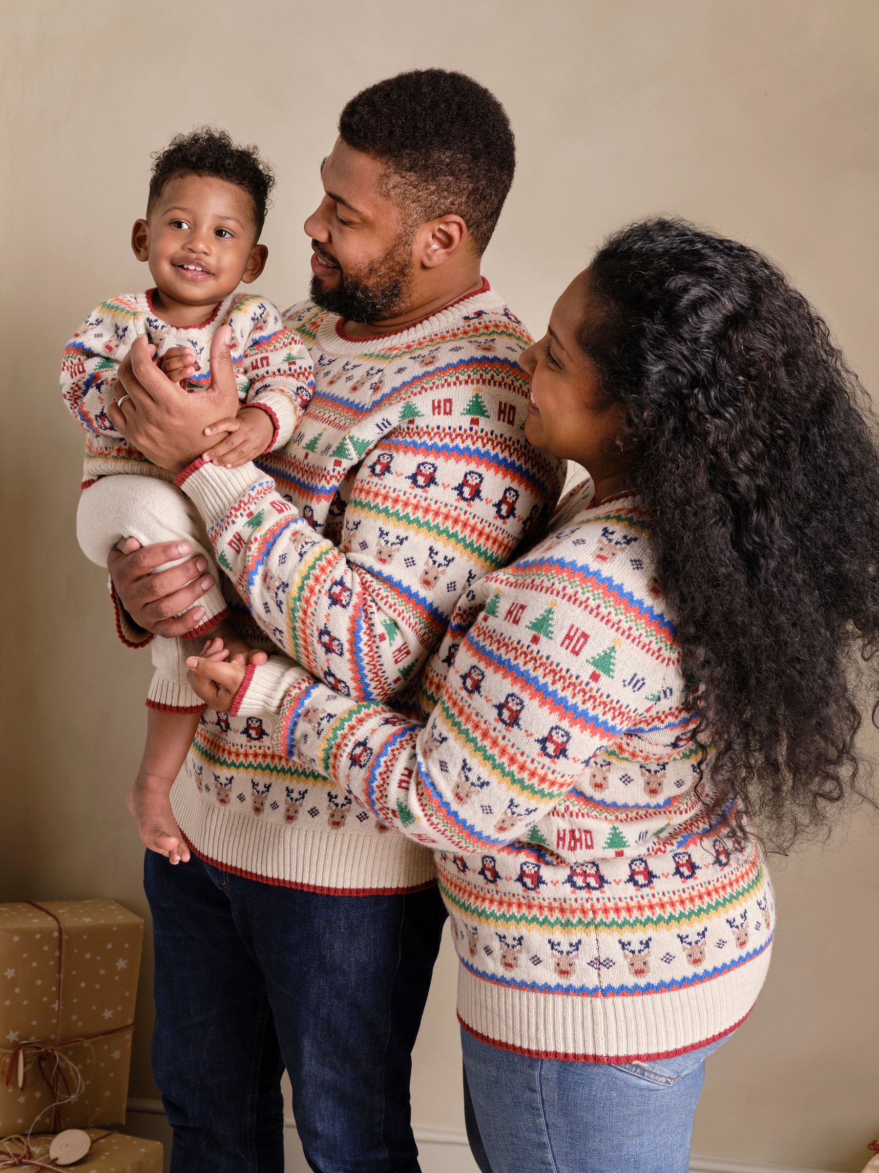 Ecru Christmas Jumper