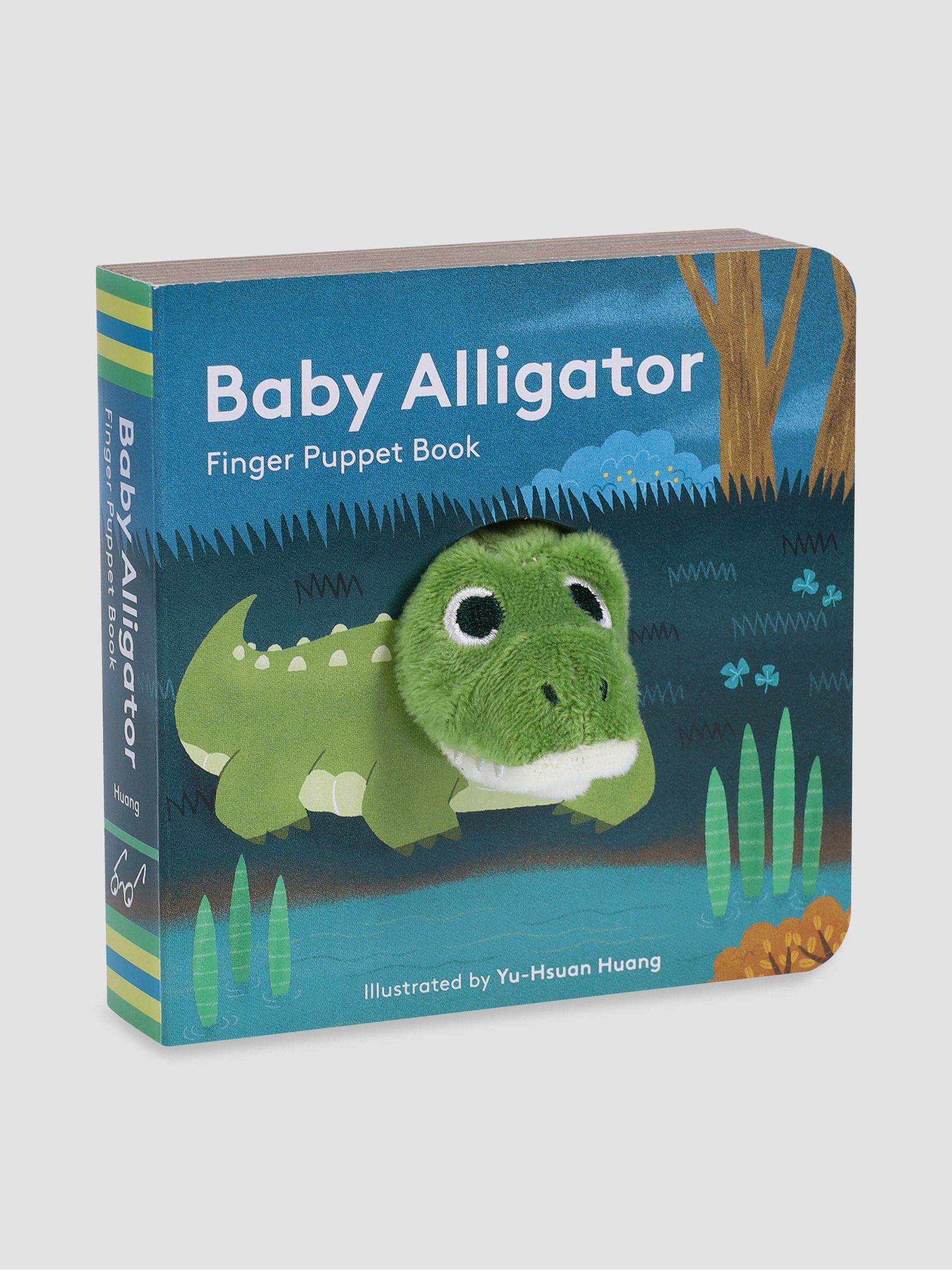 Blue Baby Alligator: Finger Puppet Book