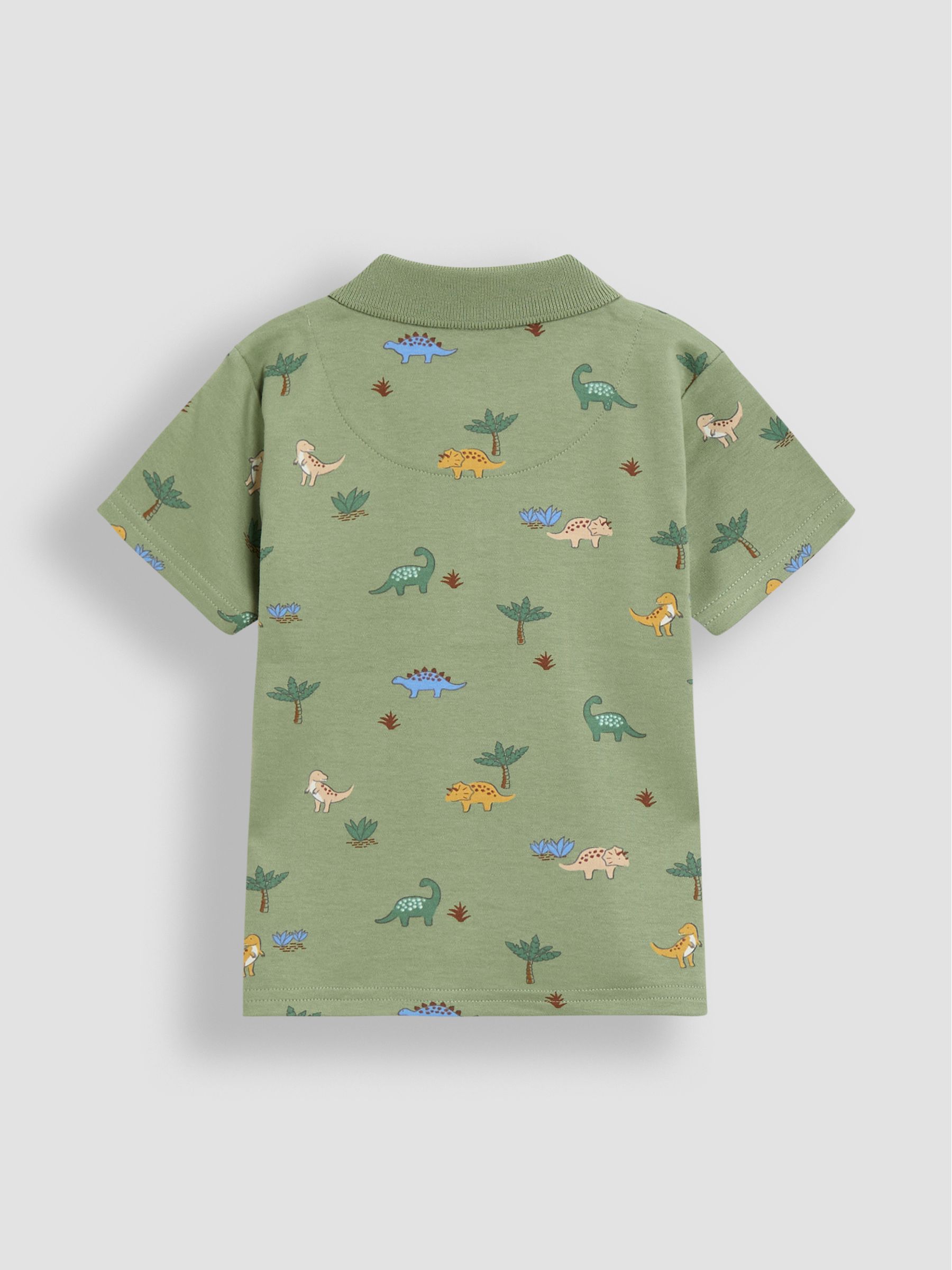 Natural Safari Printed Polo Shirt