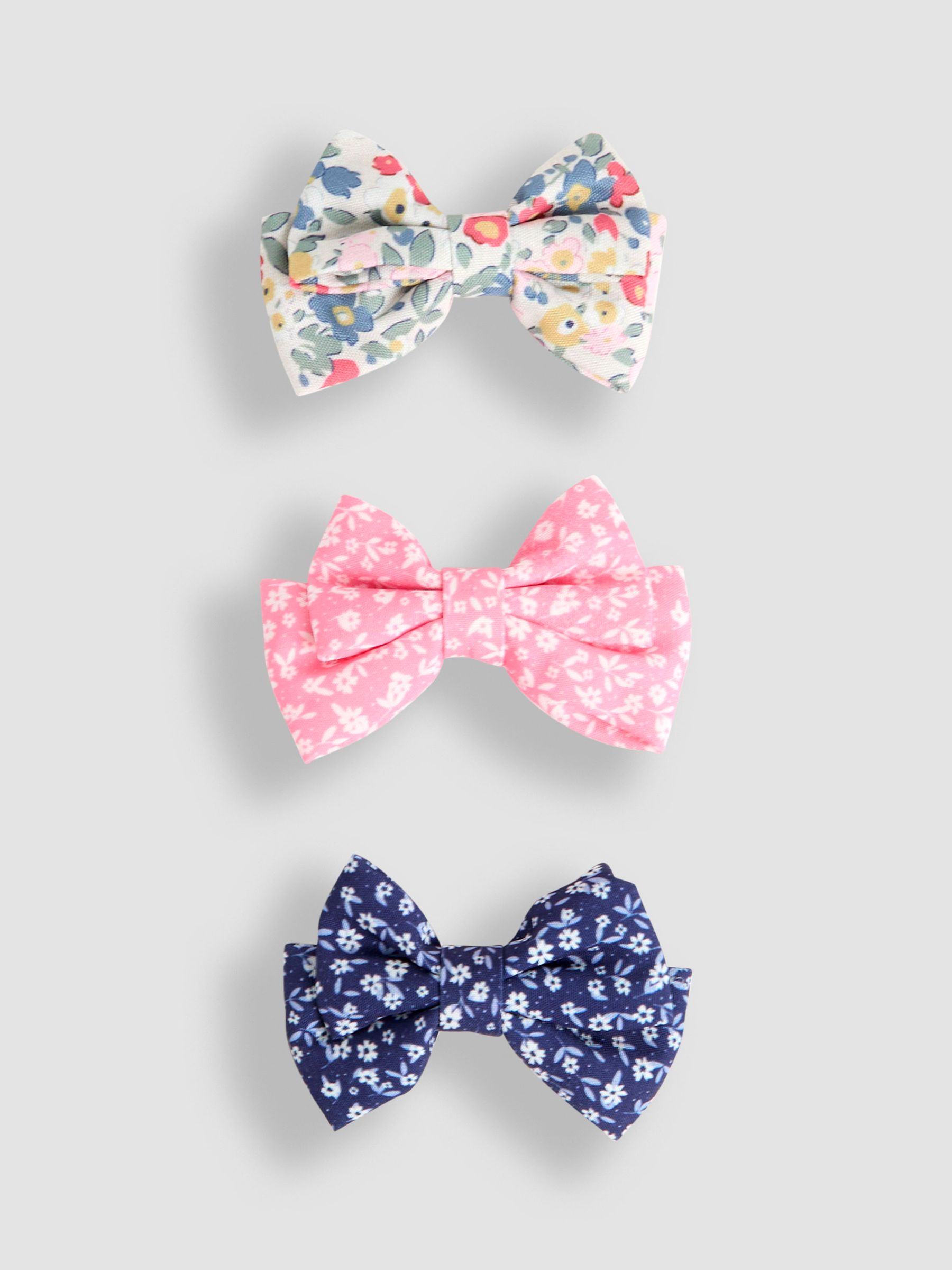 3-Pack Bow Clips in Multi
