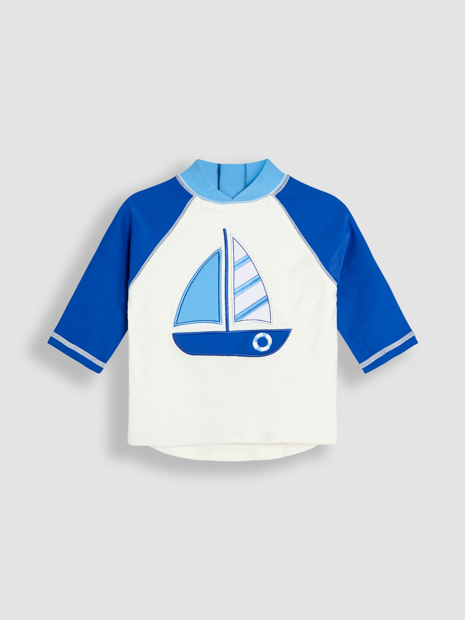 Navy Appliqué Sun Protection Rash Vest