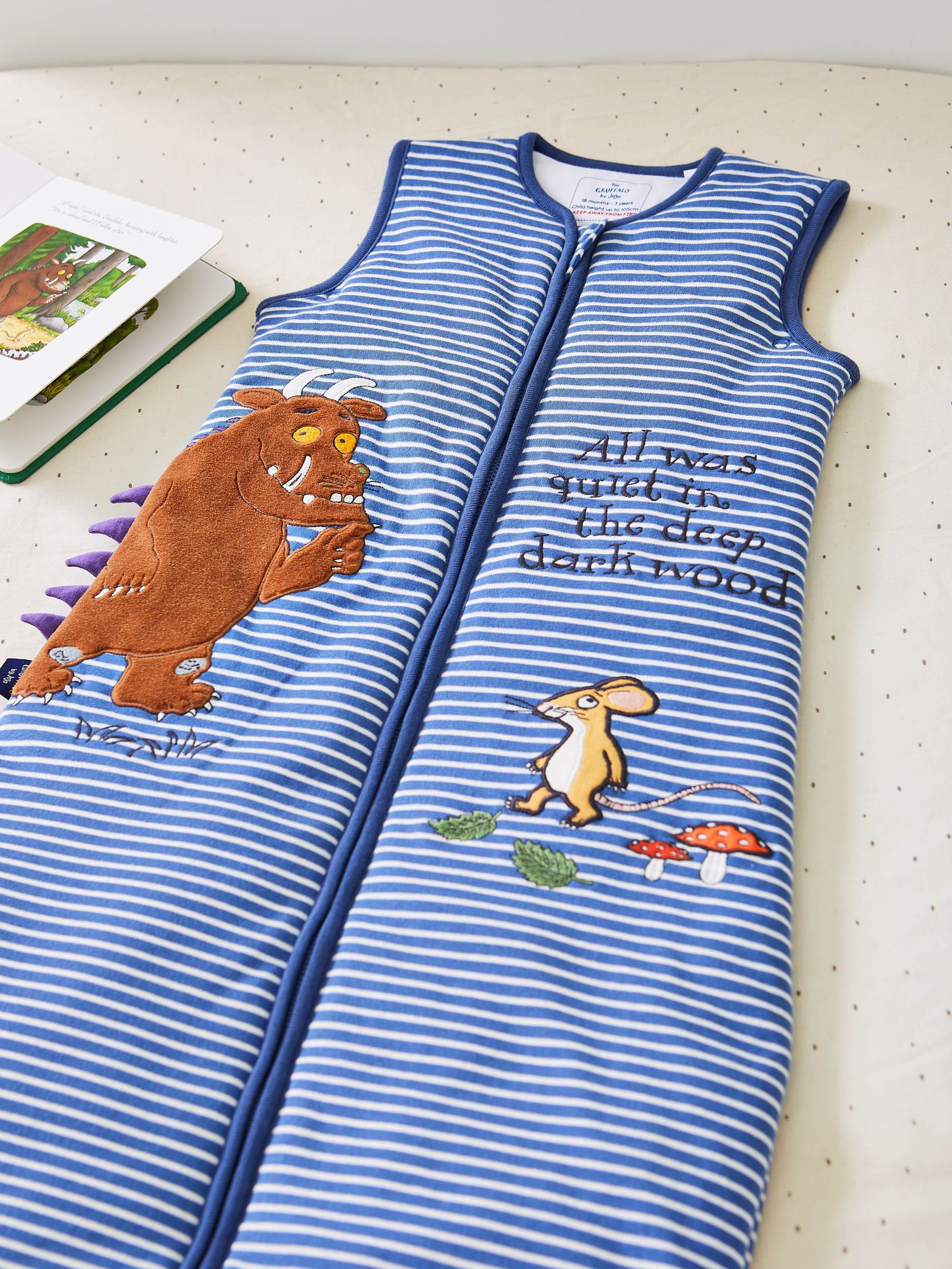 The Gruffalo Stripe 2.5 Tog Toddler Sleeping Bag