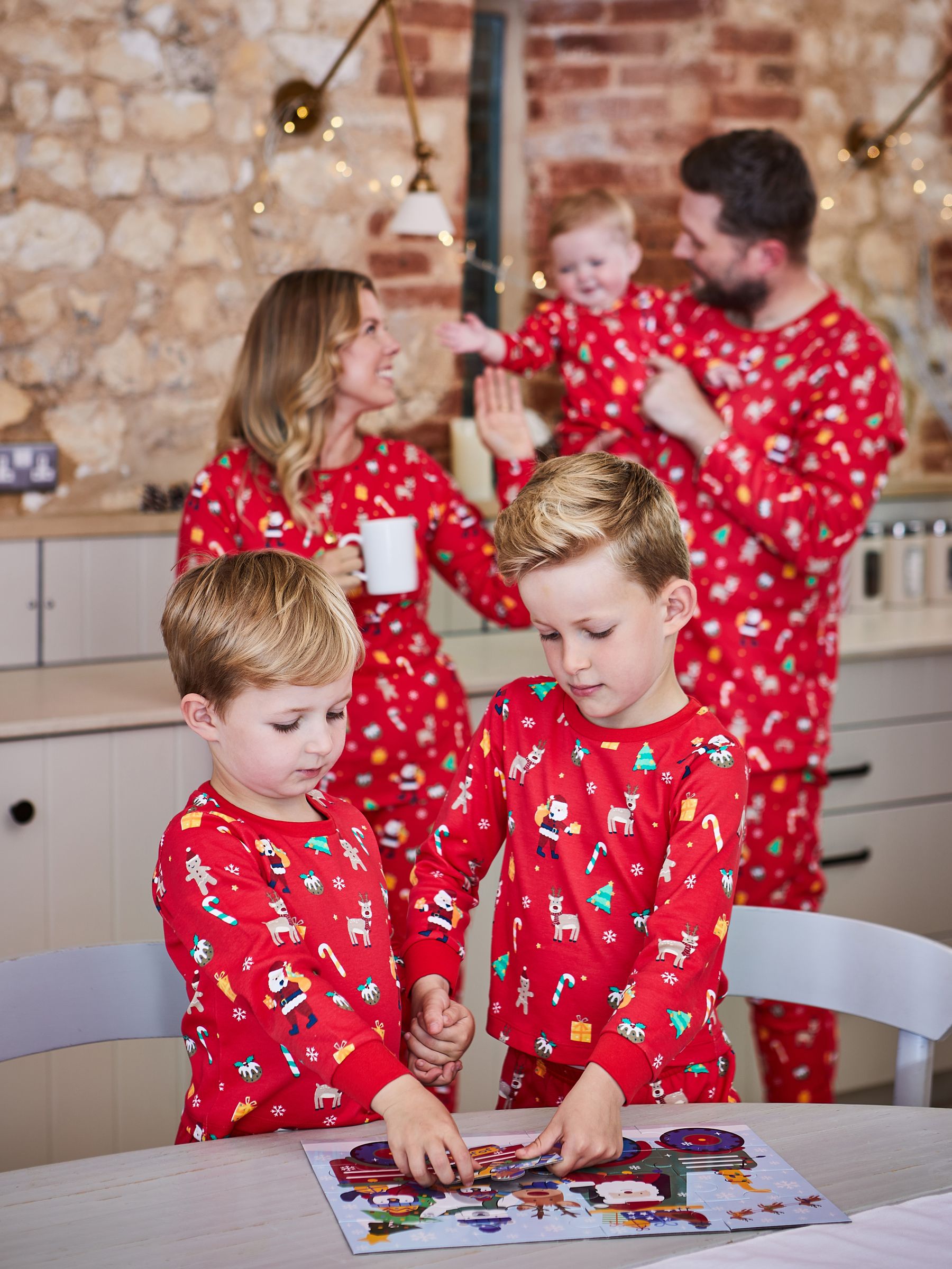 Red Christmas Pyjamas Set