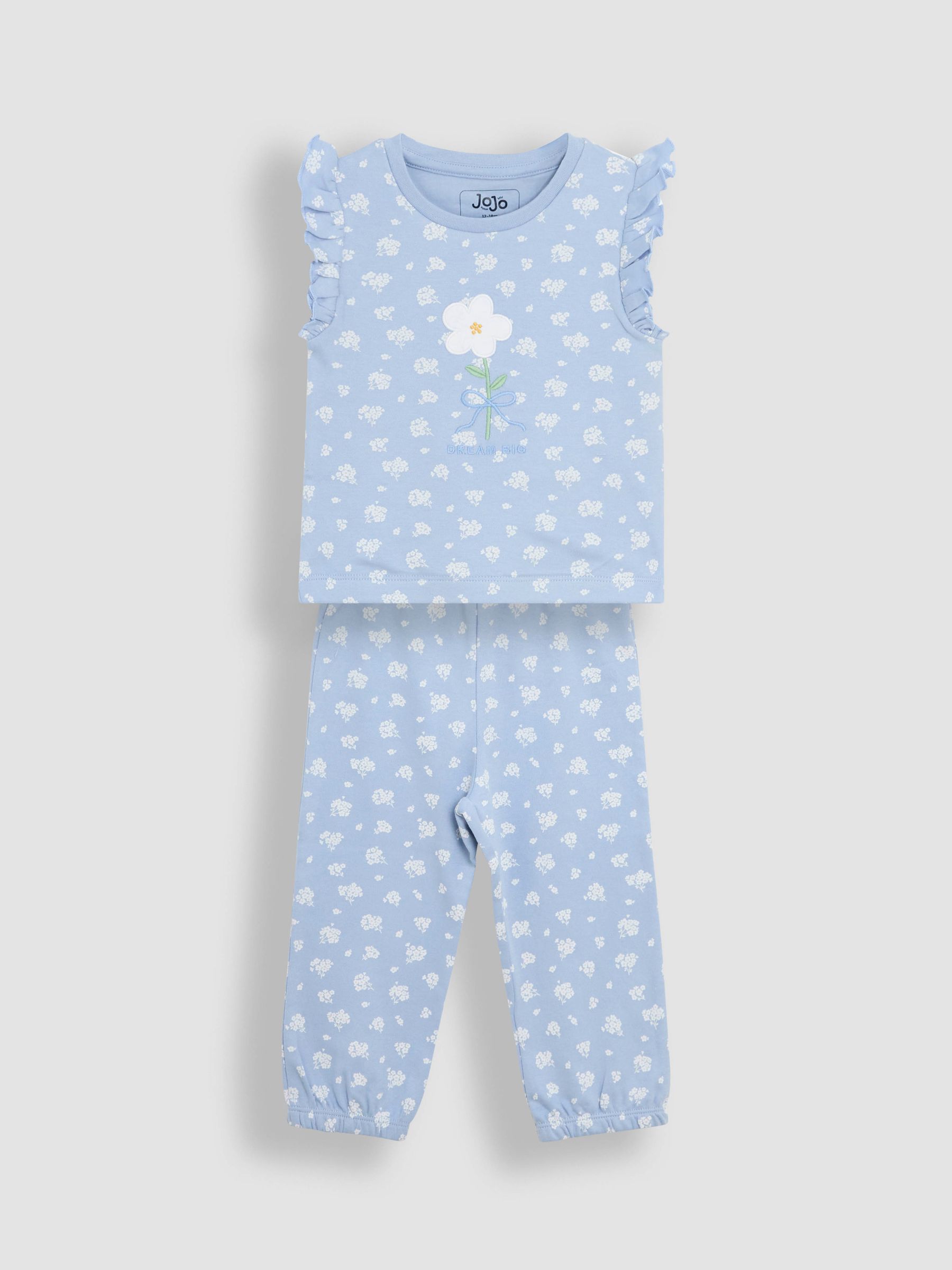 Pale Blue 2-Pack Print Jersey Pyjamas