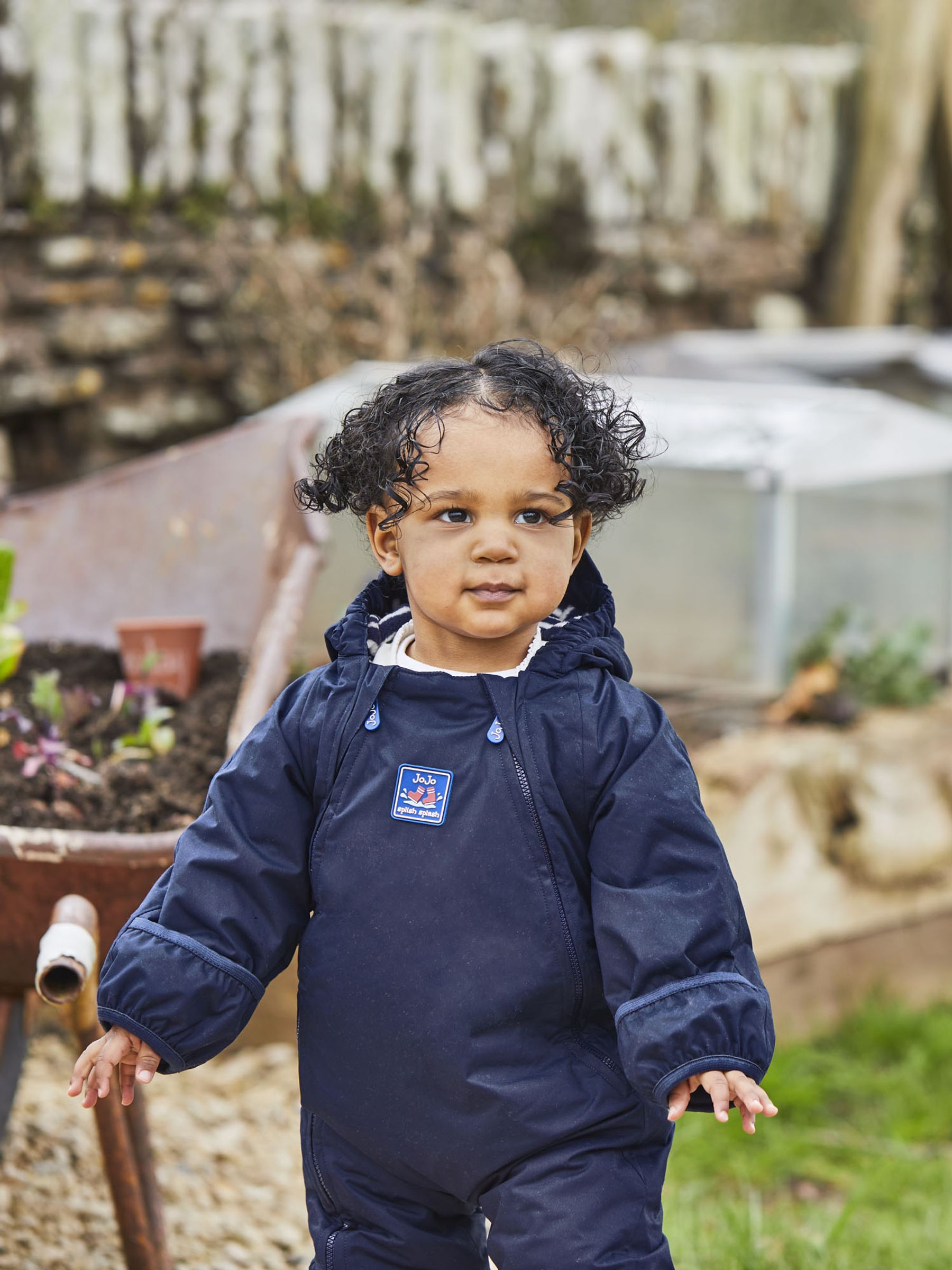 Purple Bird Waterproof Fleece Lined Puddle Suit