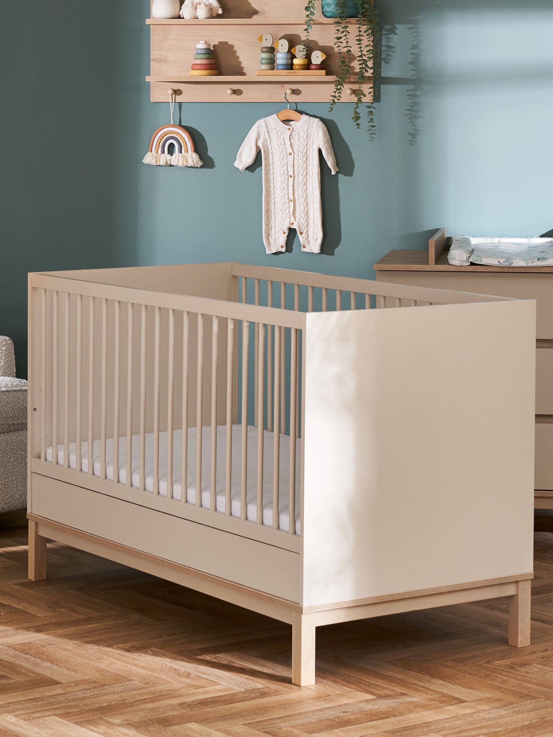 Obaby Astrid Satin Regular Astrid Cot Bed
