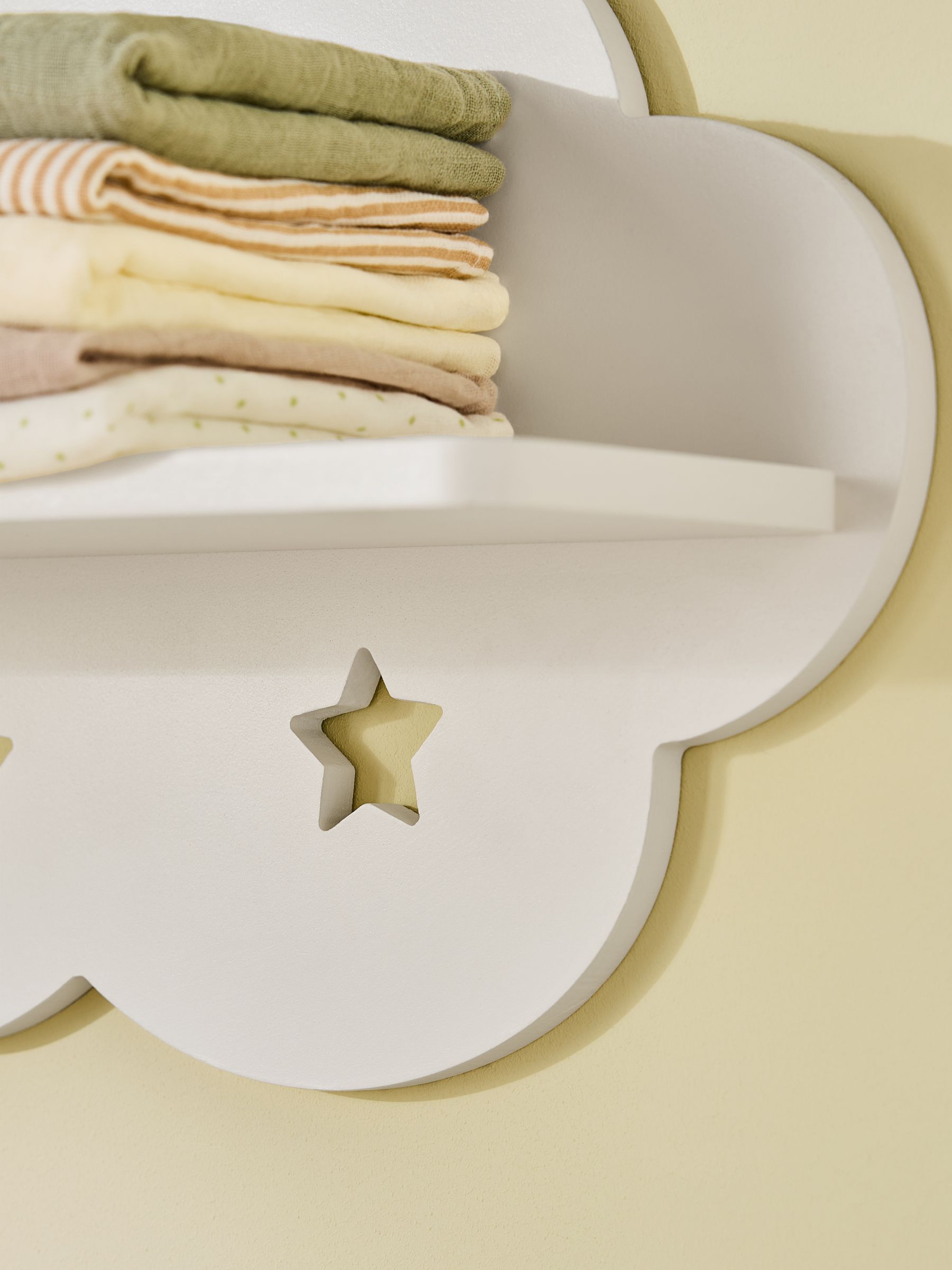 White Cloud Wall Shelf