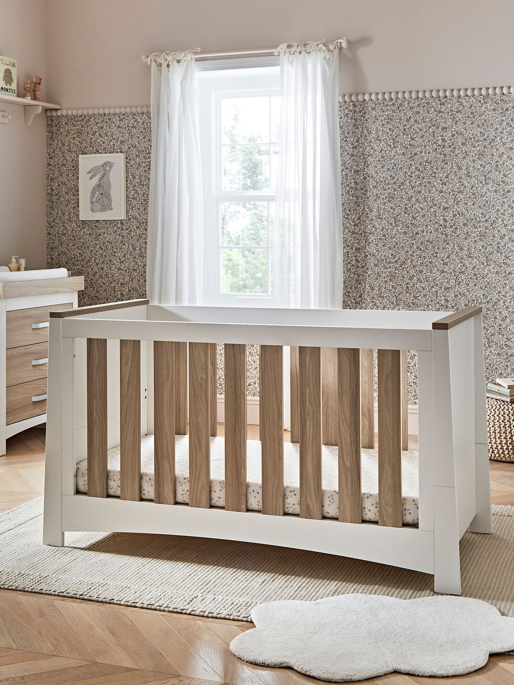 Cuddleco White Ada Cot Bed