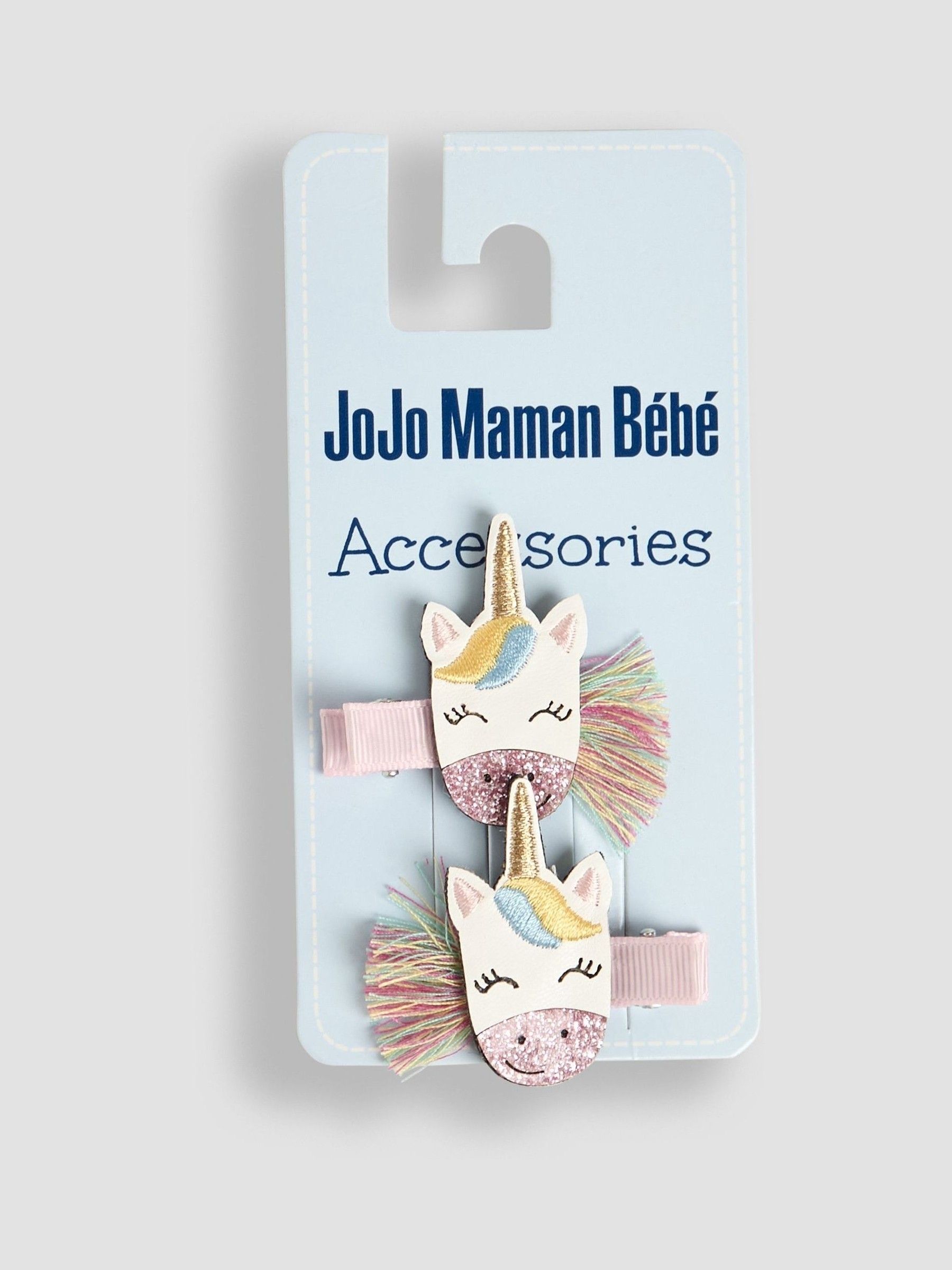 Pink Unicorn Clips 2 Pack