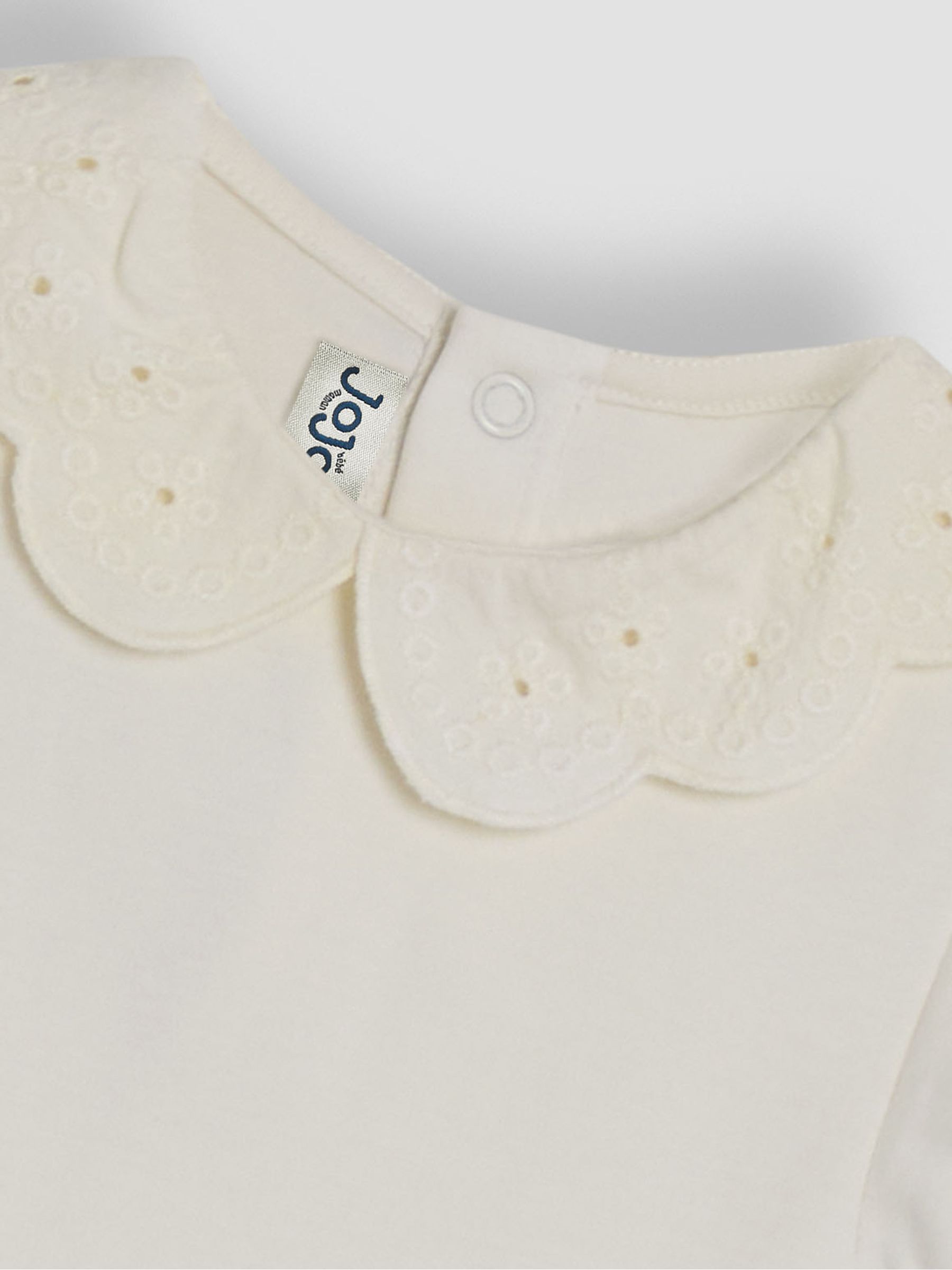 White Broderie Collar Body