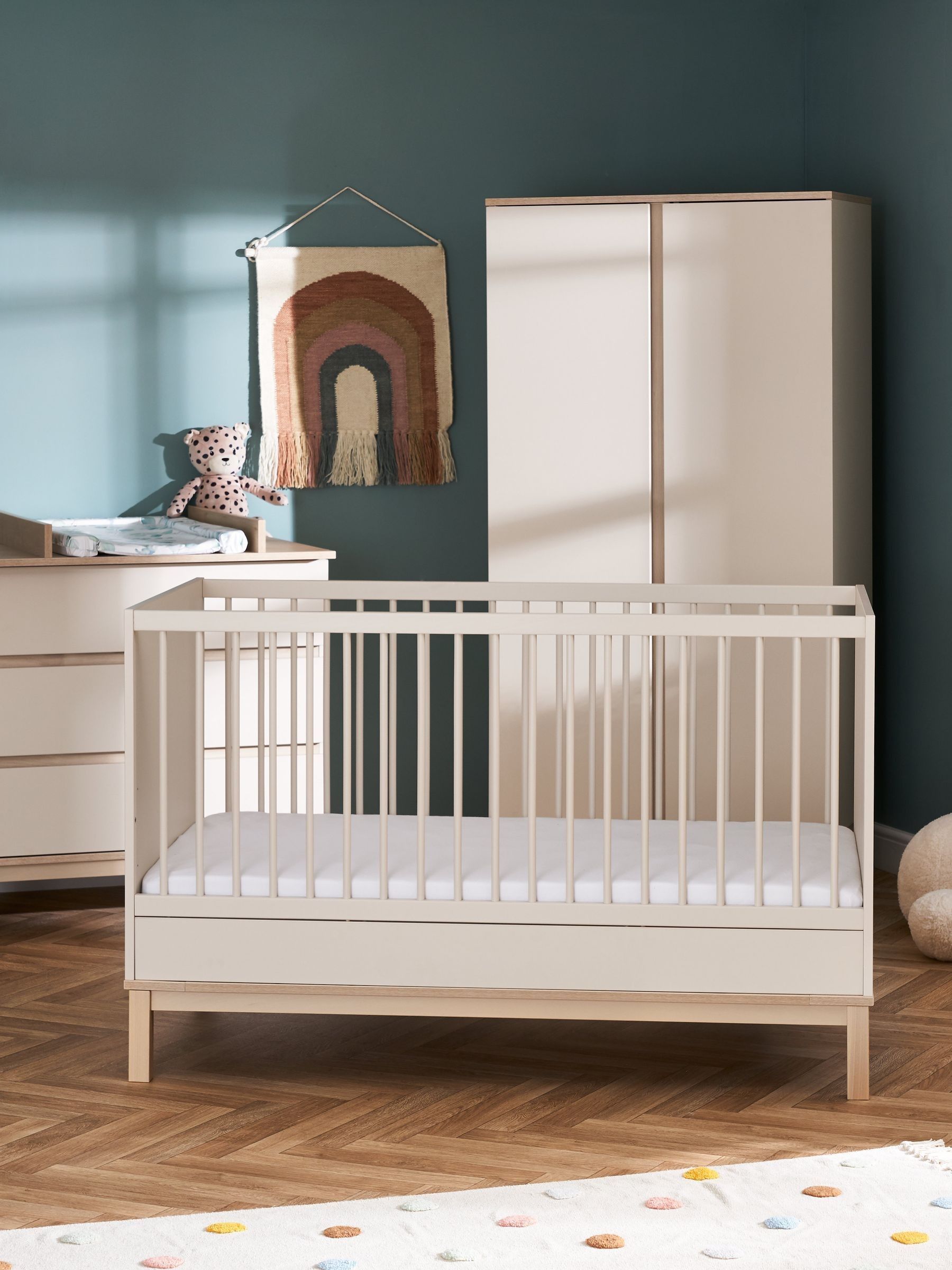 Obaby Astrid Satin 3 Piece Nursery Furniture Set