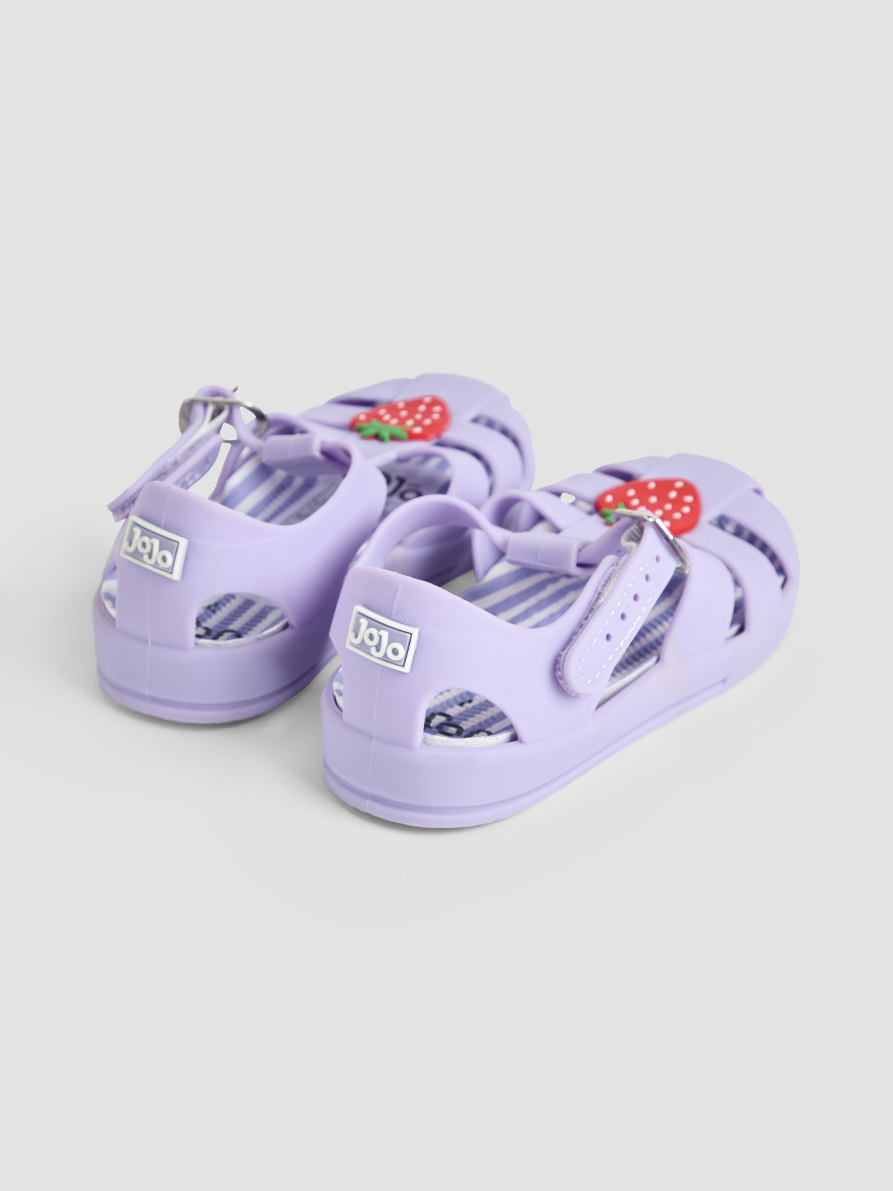 Lilac 3D Jelly Sandals