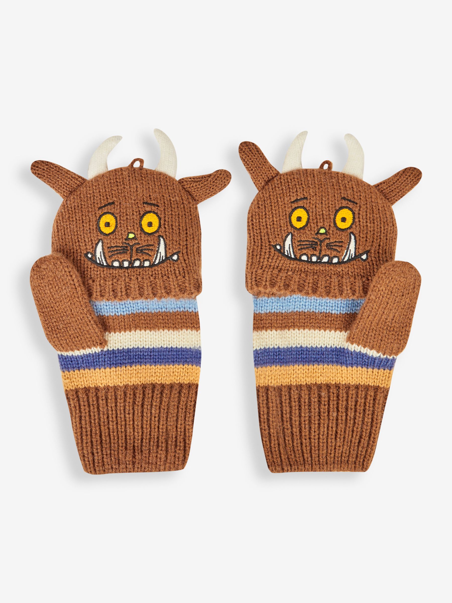 Kids The Gruffalo Gloves in Brown