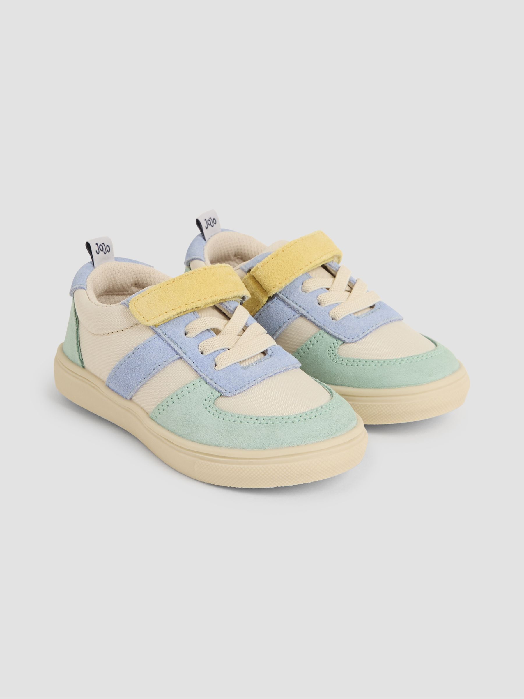 Multi Colourblock Riptape Trainers