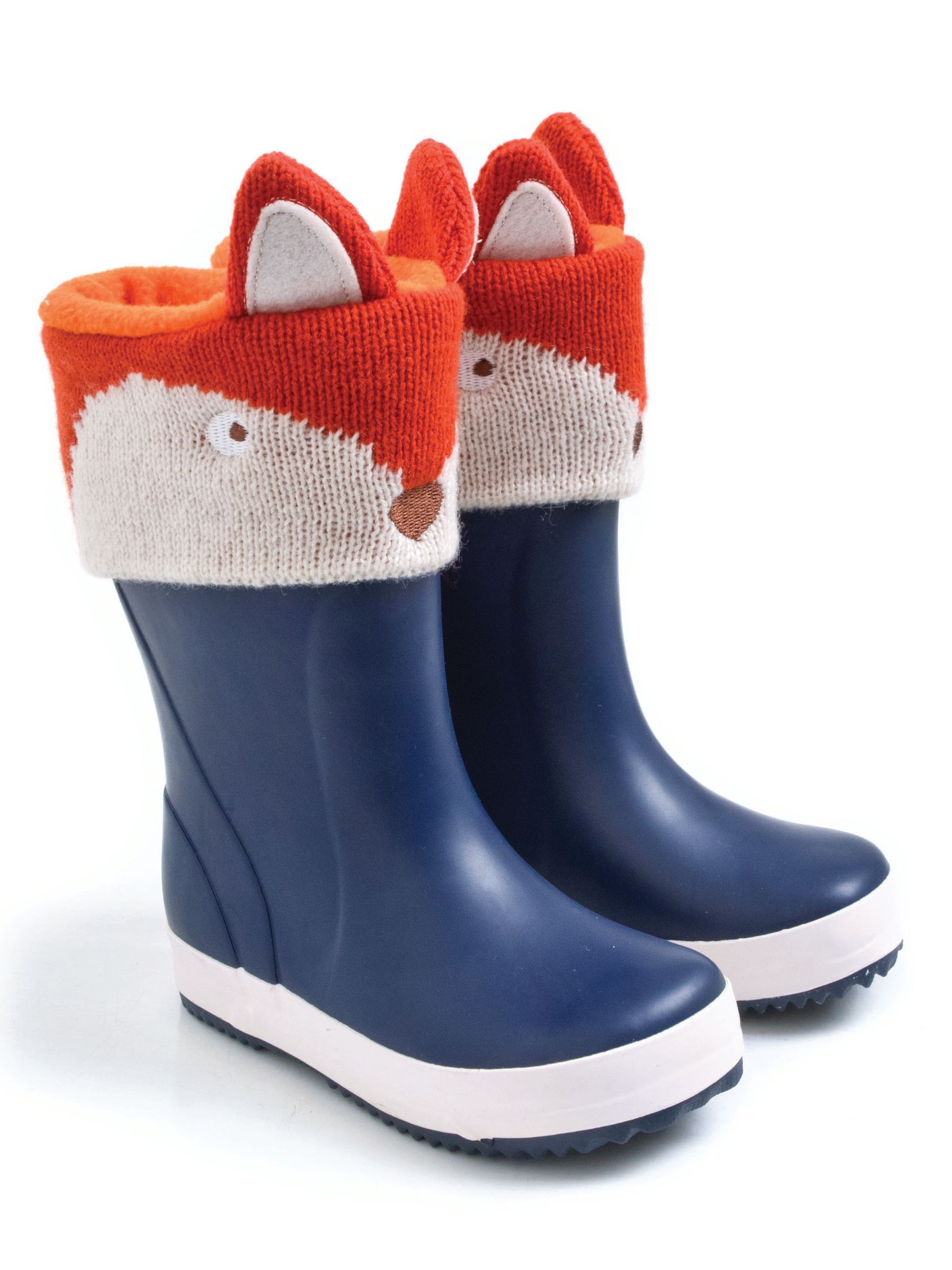 Rust Orange Fox Fox Welly Liners