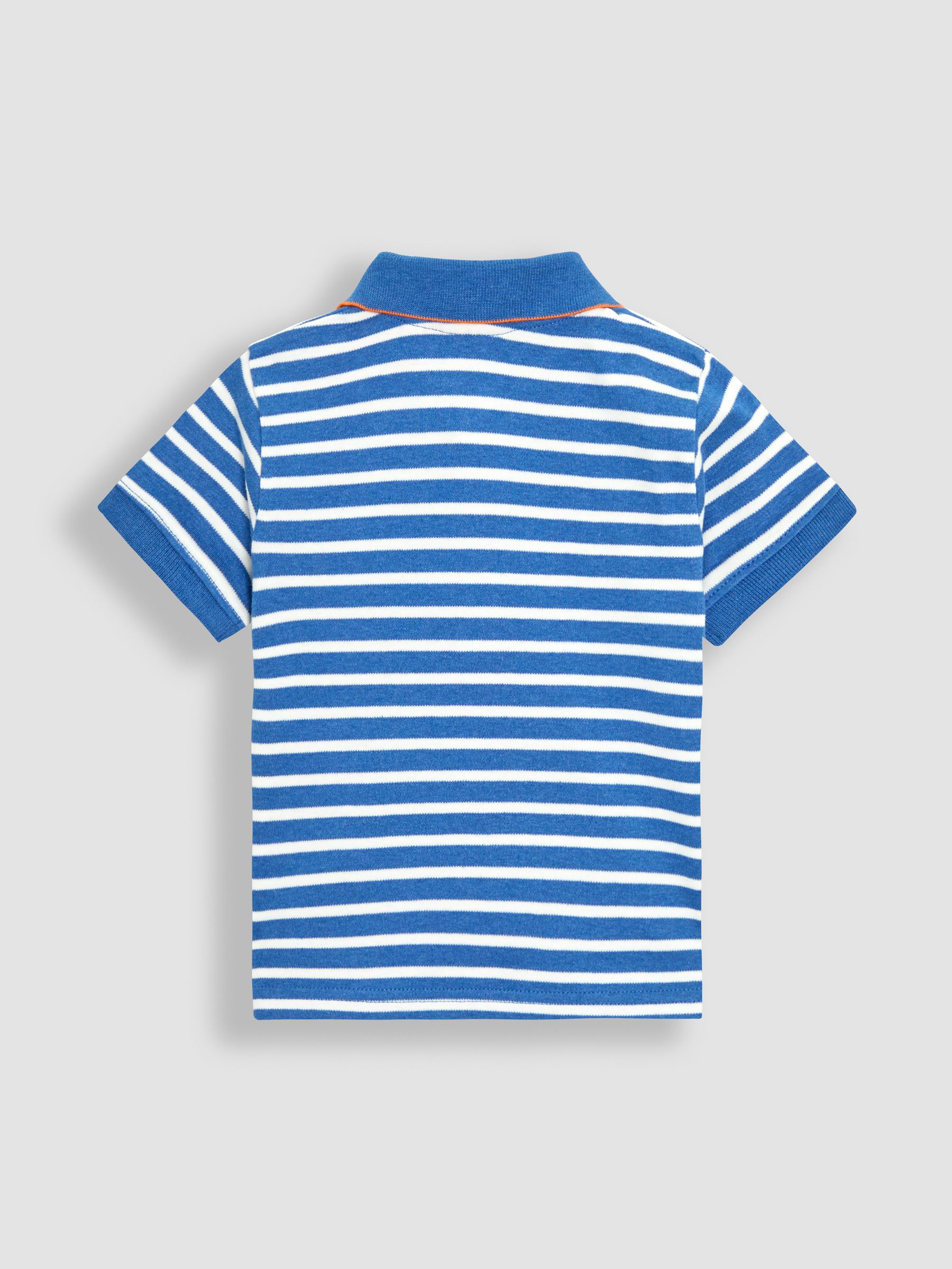 Denim Tiger Badge 100% Cotton Polo Shirt
