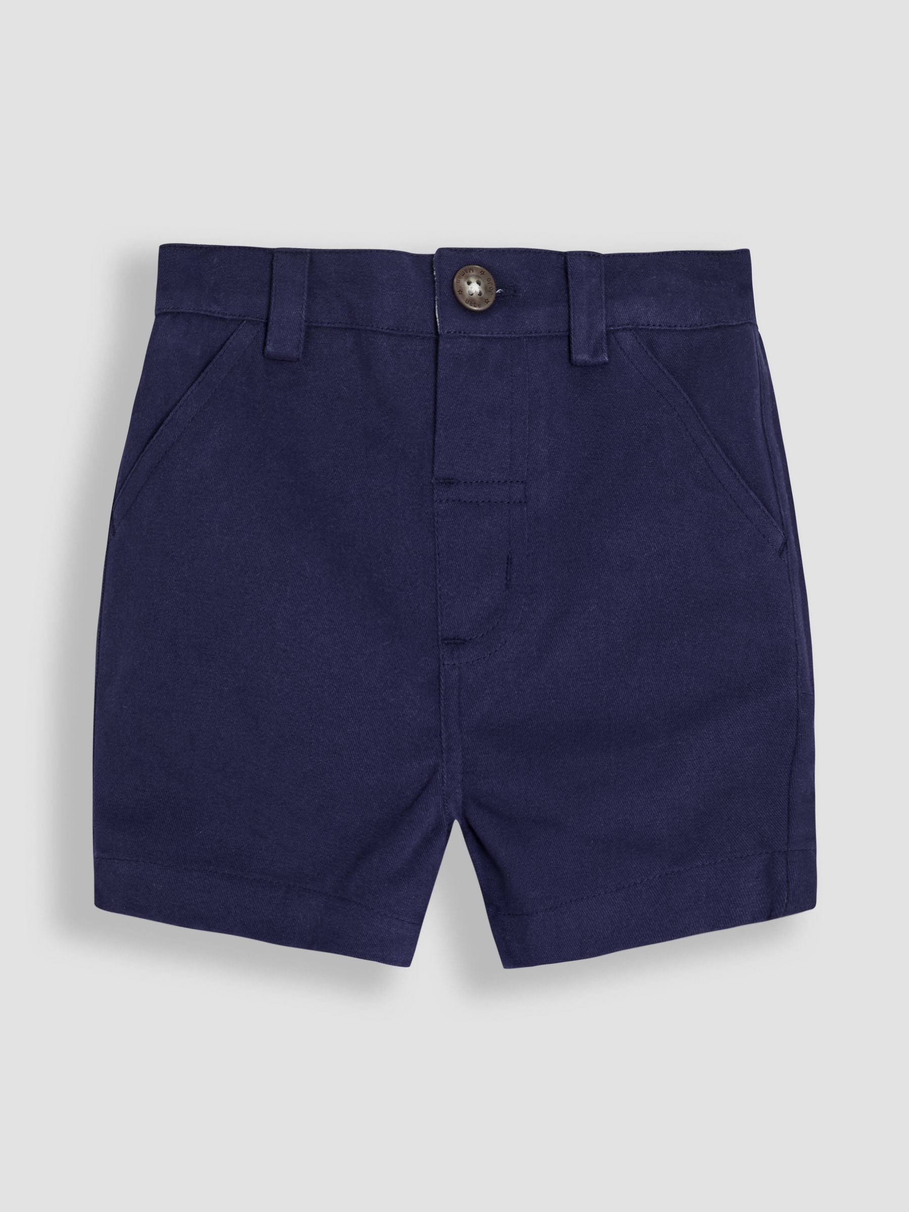 Navy Blue Twill Chino Short