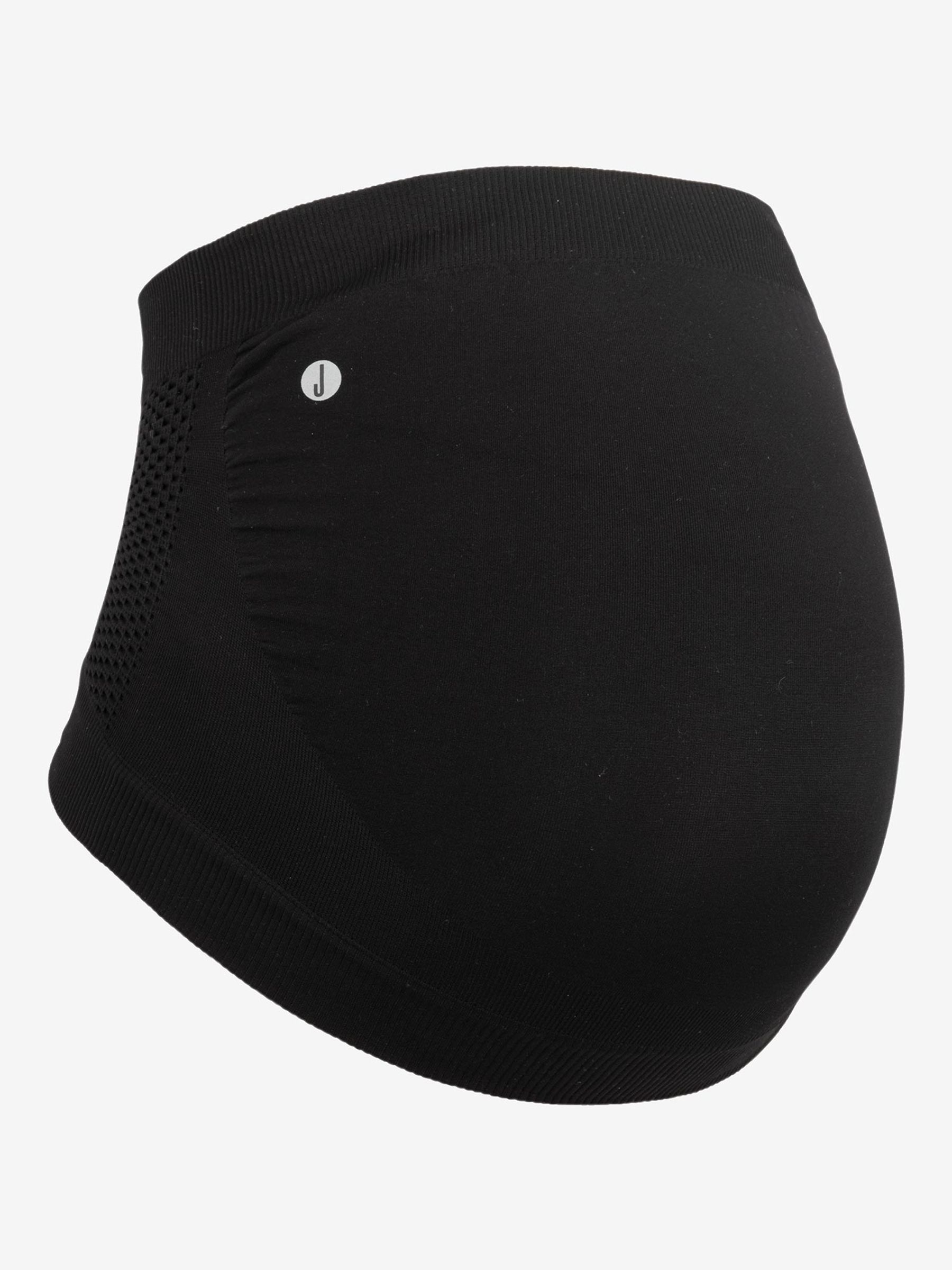 Seamless Support Workout Bump Band in Black