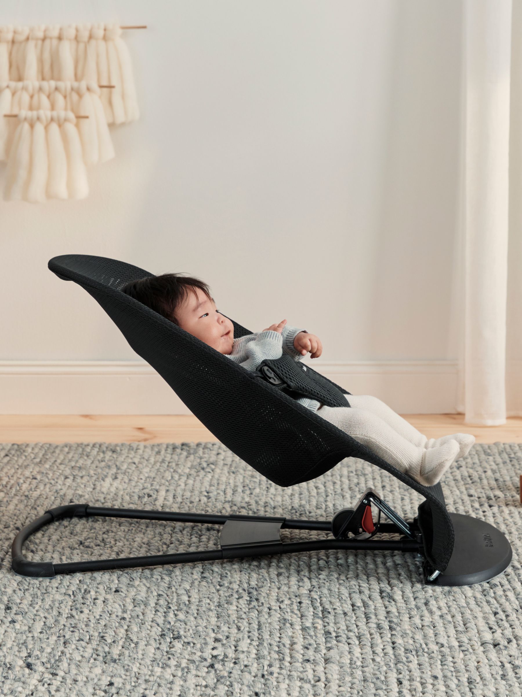 BabyBjörn Black Baby Bouncer Bliss 3D Mesh Black
