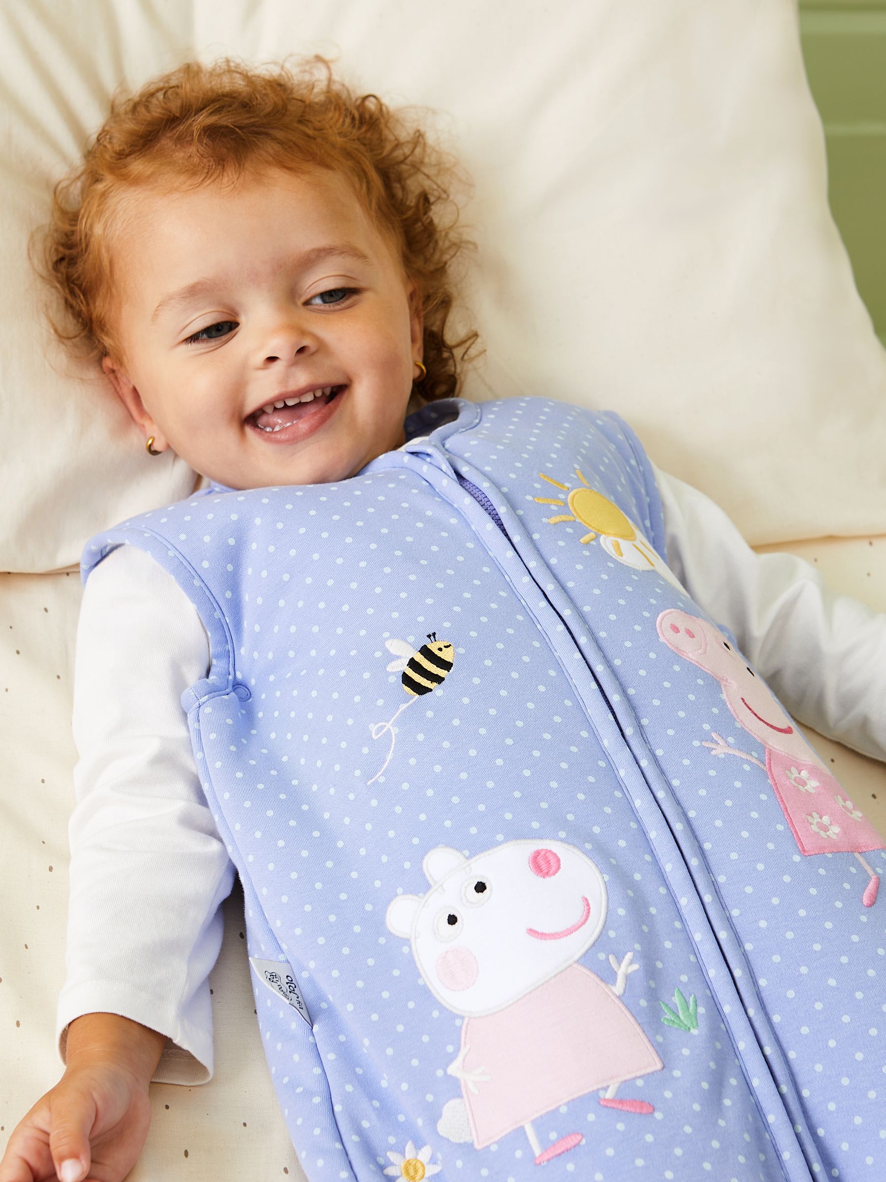 Peppa Pig Appliqué 2.5 Tog Toddler Sleeping Bag