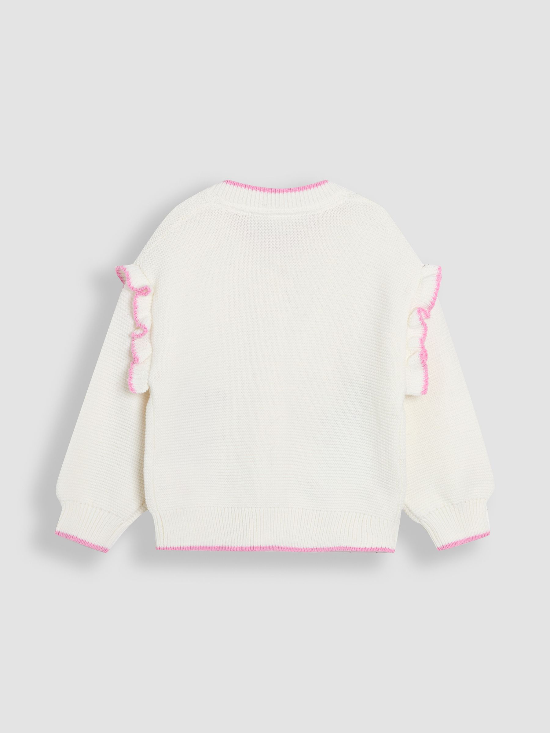 Cream Peppa Pig Embroidered 100% Cotton Cardigan