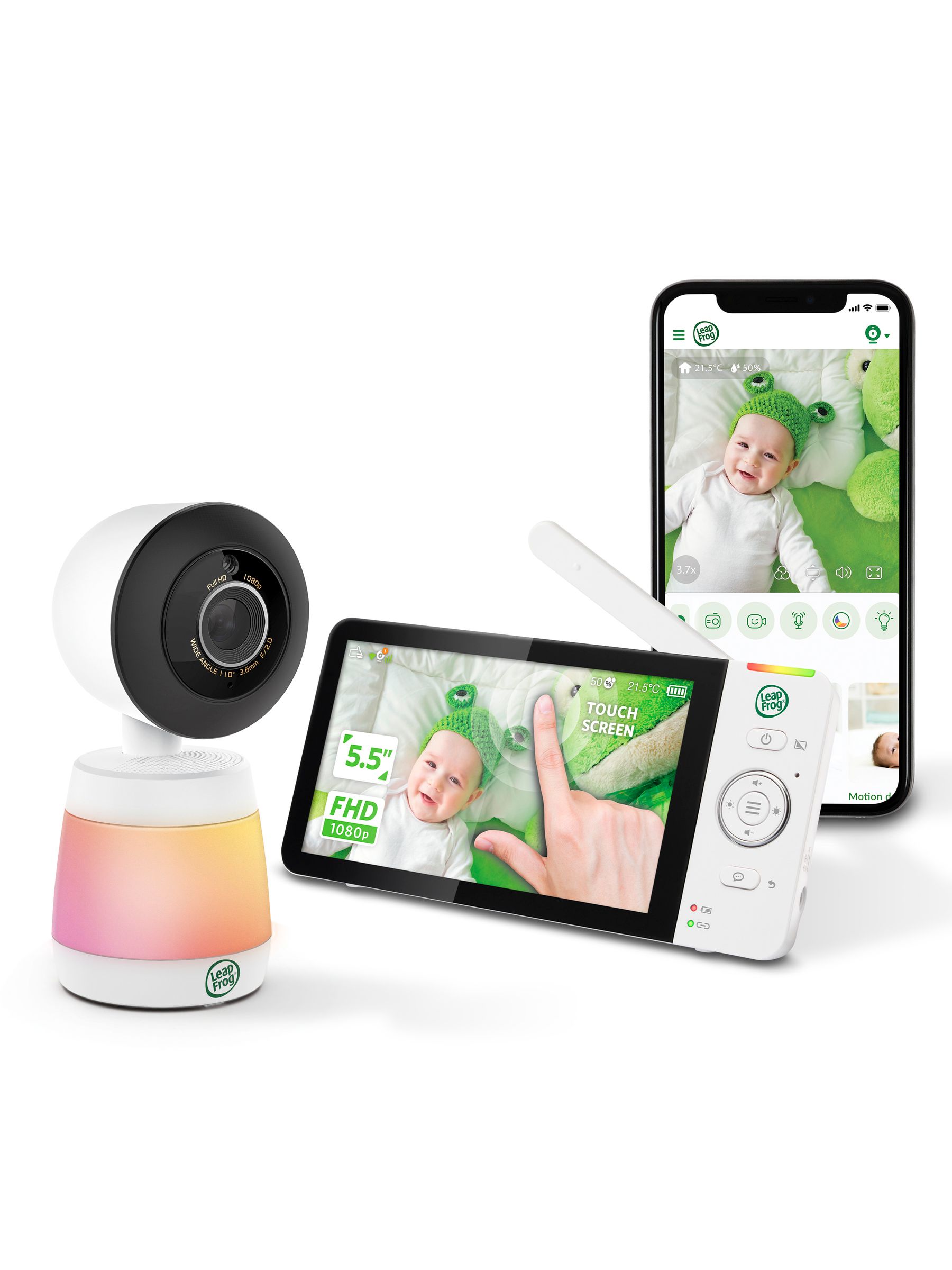 Leapfrog Toys LF2936HD Touch Screen WiFi Smart Baby Monitor