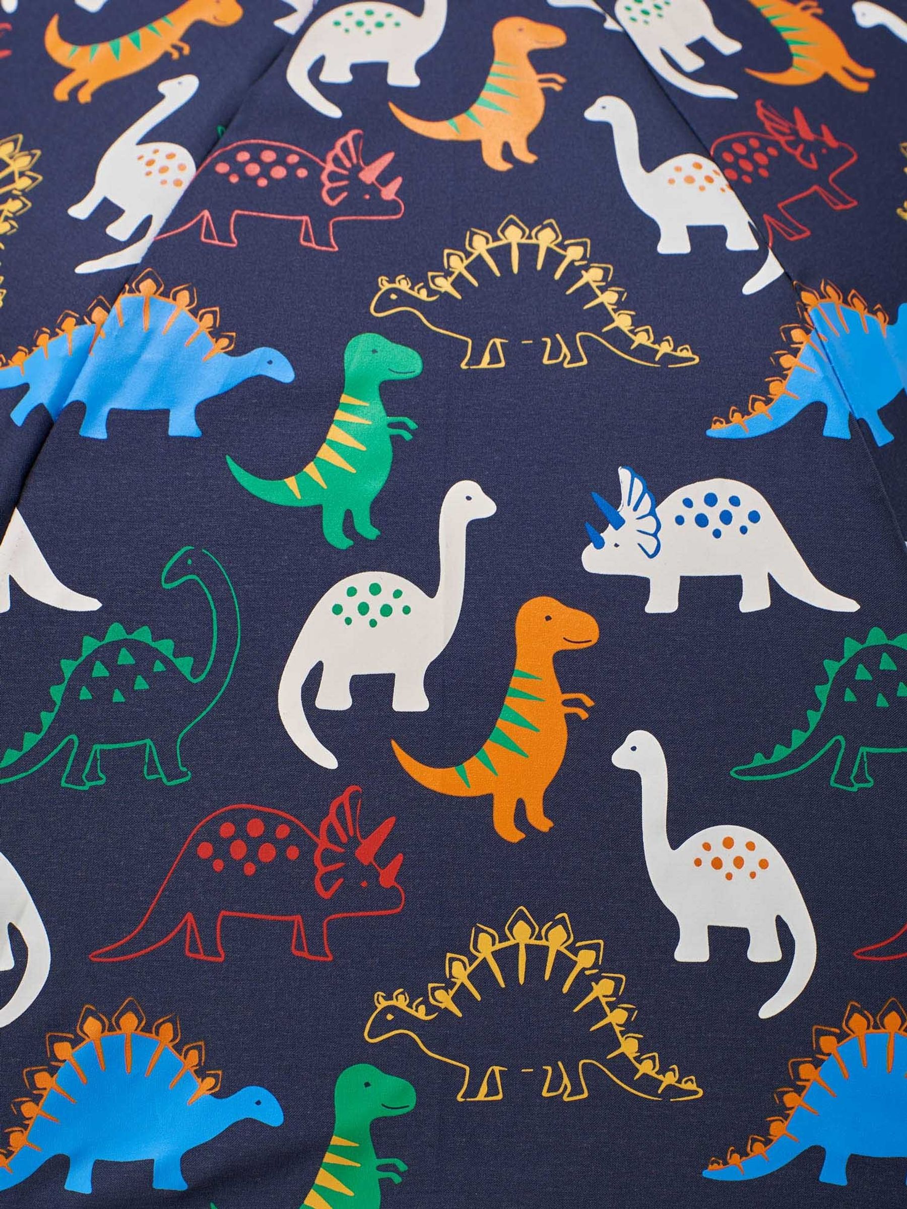 Navy Dinosaur Colour Change Umbrella