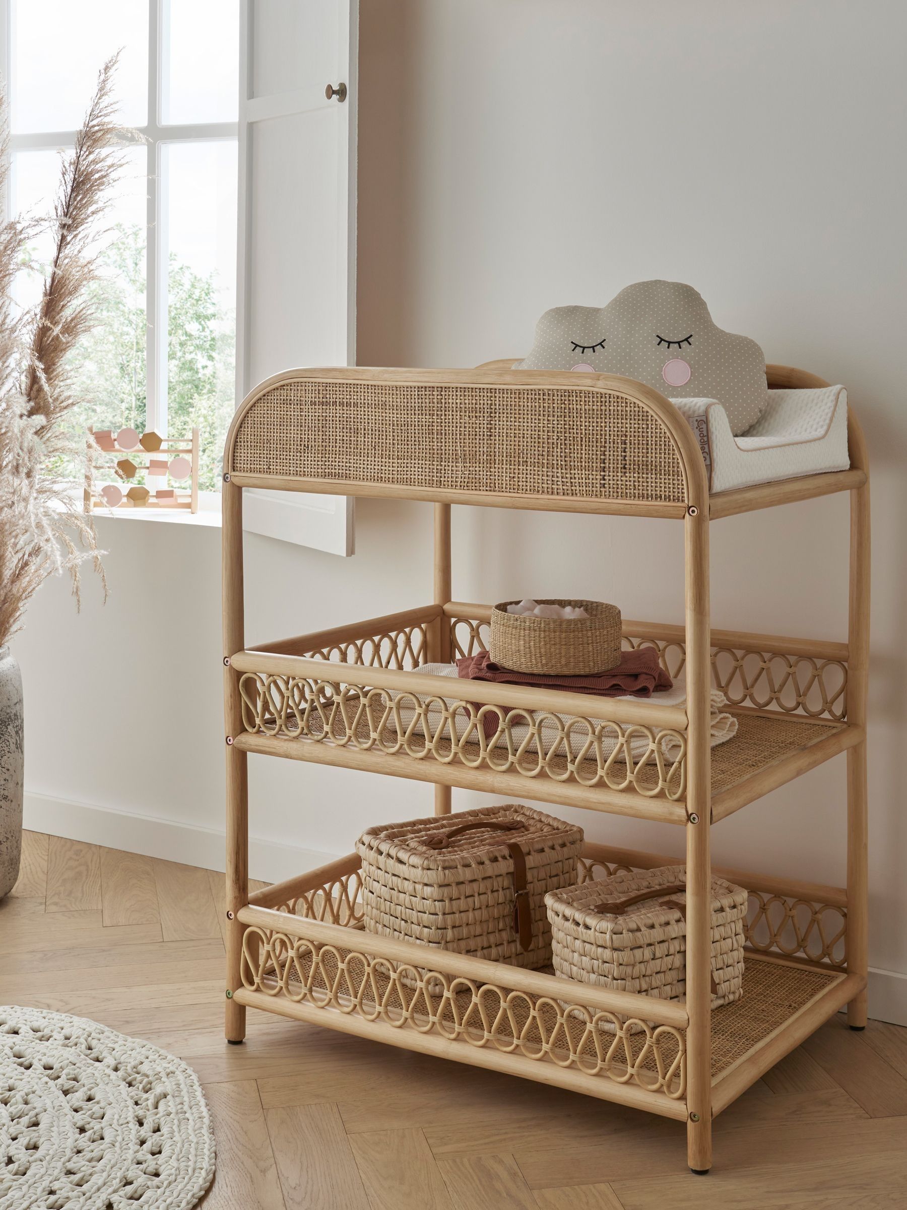 Cuddleco Natural Aria Rattan Changer