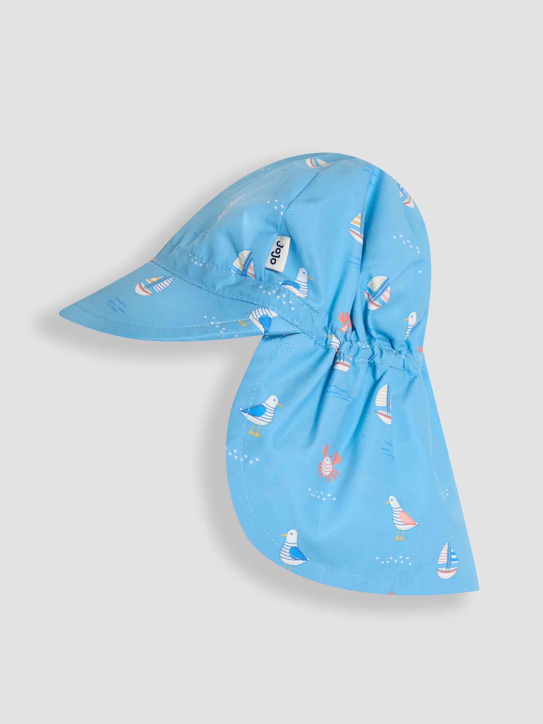 Blue Flap Sun Hat