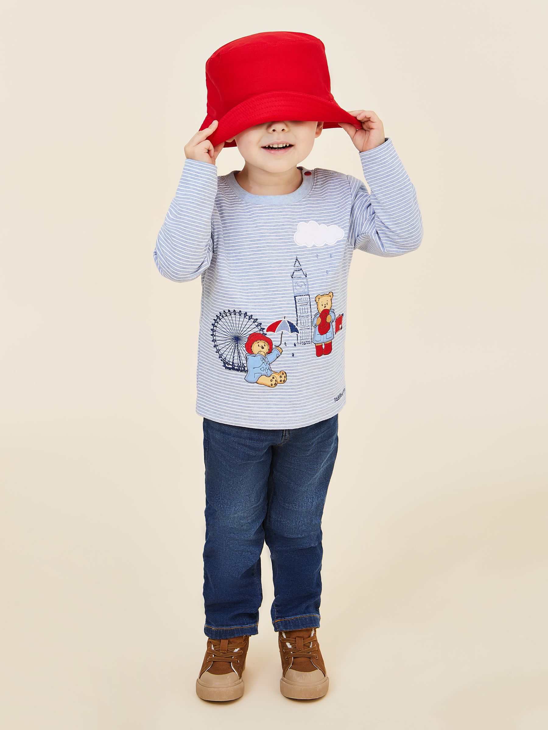 Blue Paddington Appliqué T-Shirt