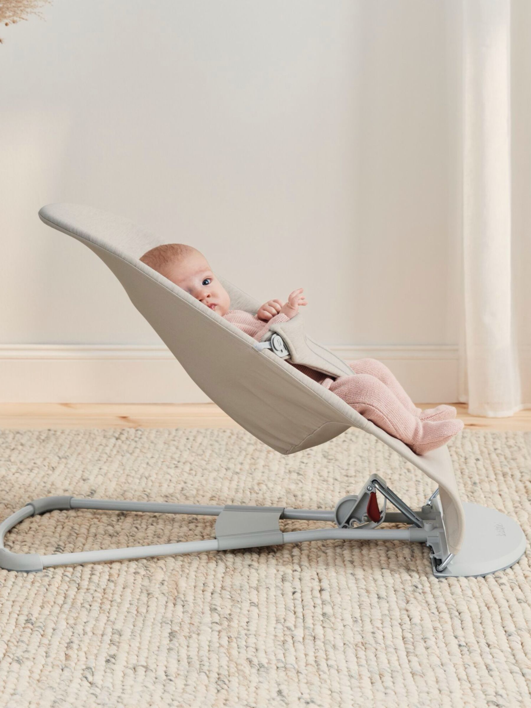 BabyBjörn Light Grey Baby Bouncer Bliss 3D Jersey