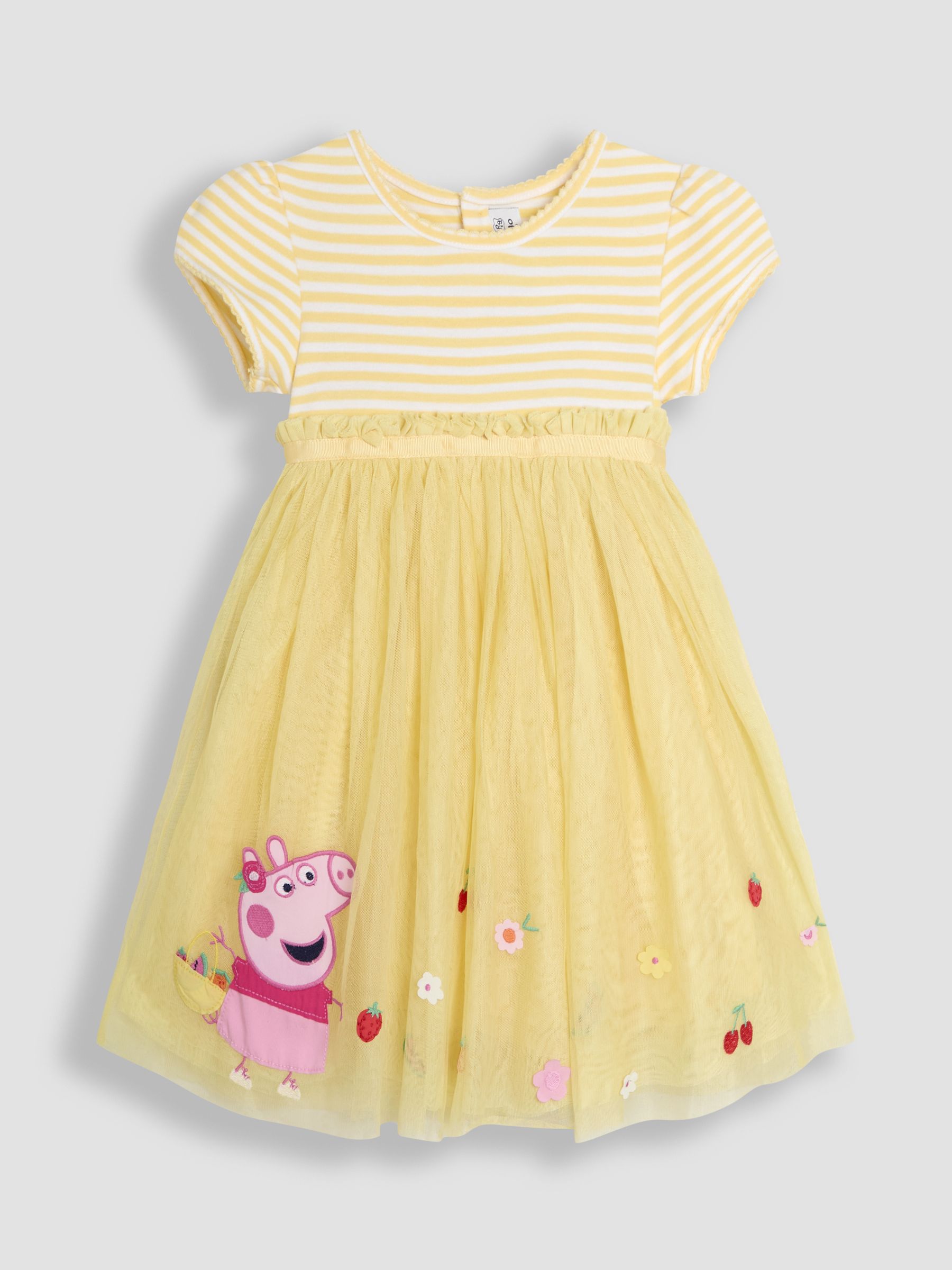 Yellow Peppa Pig Tulle Party Dress