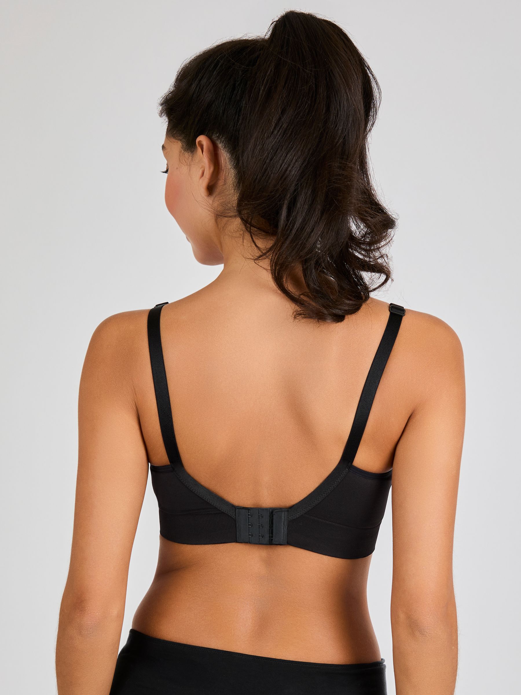 Black Emma-Jane Padded Seamless Maternity & Nursing Bra