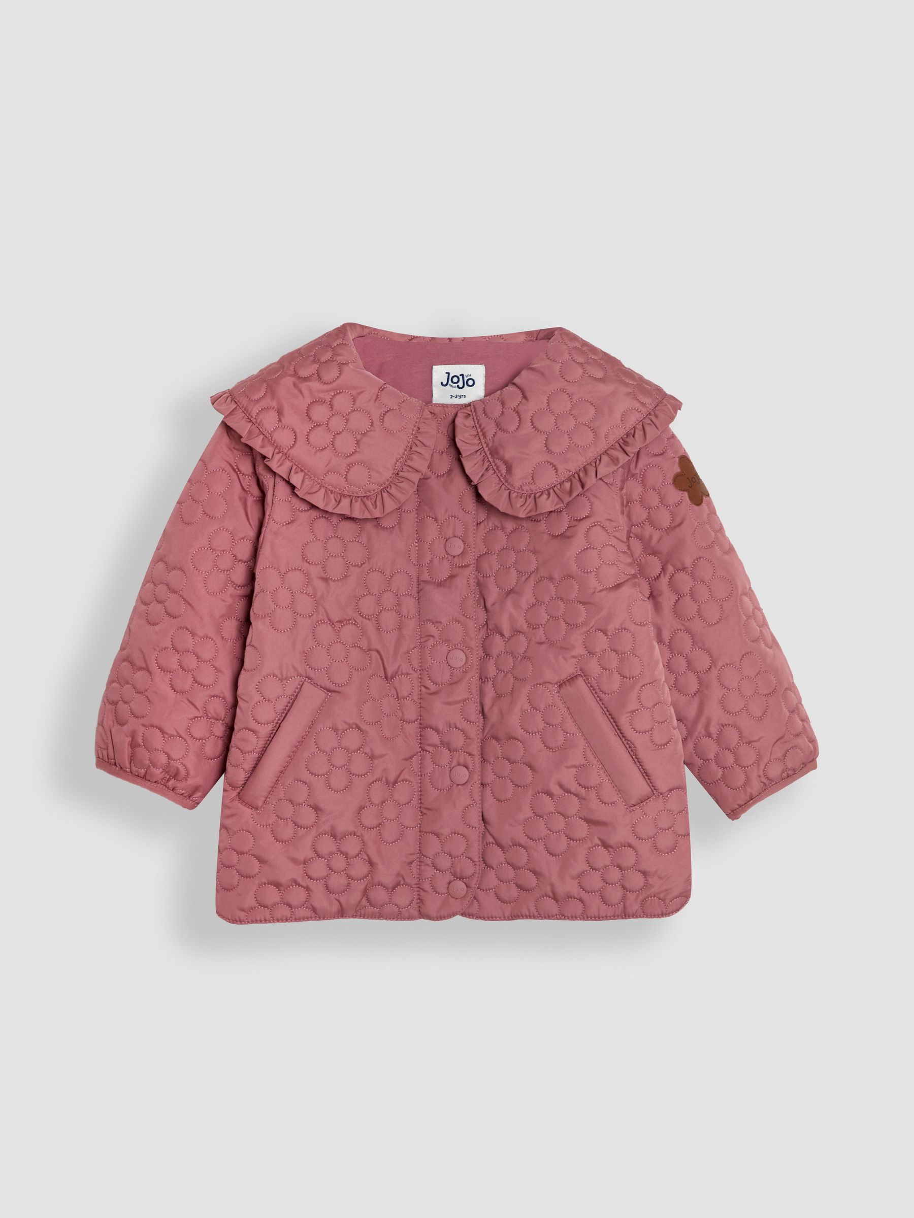 Pink Floral Quilted Jacket