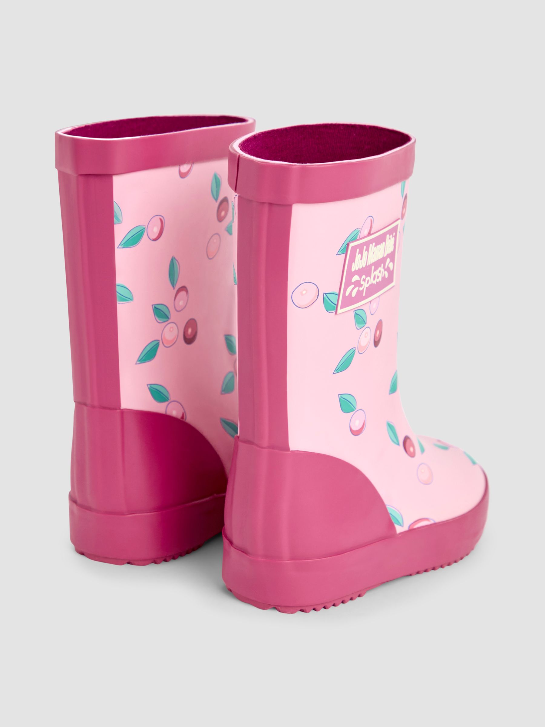 Pink Berry Print Wellies