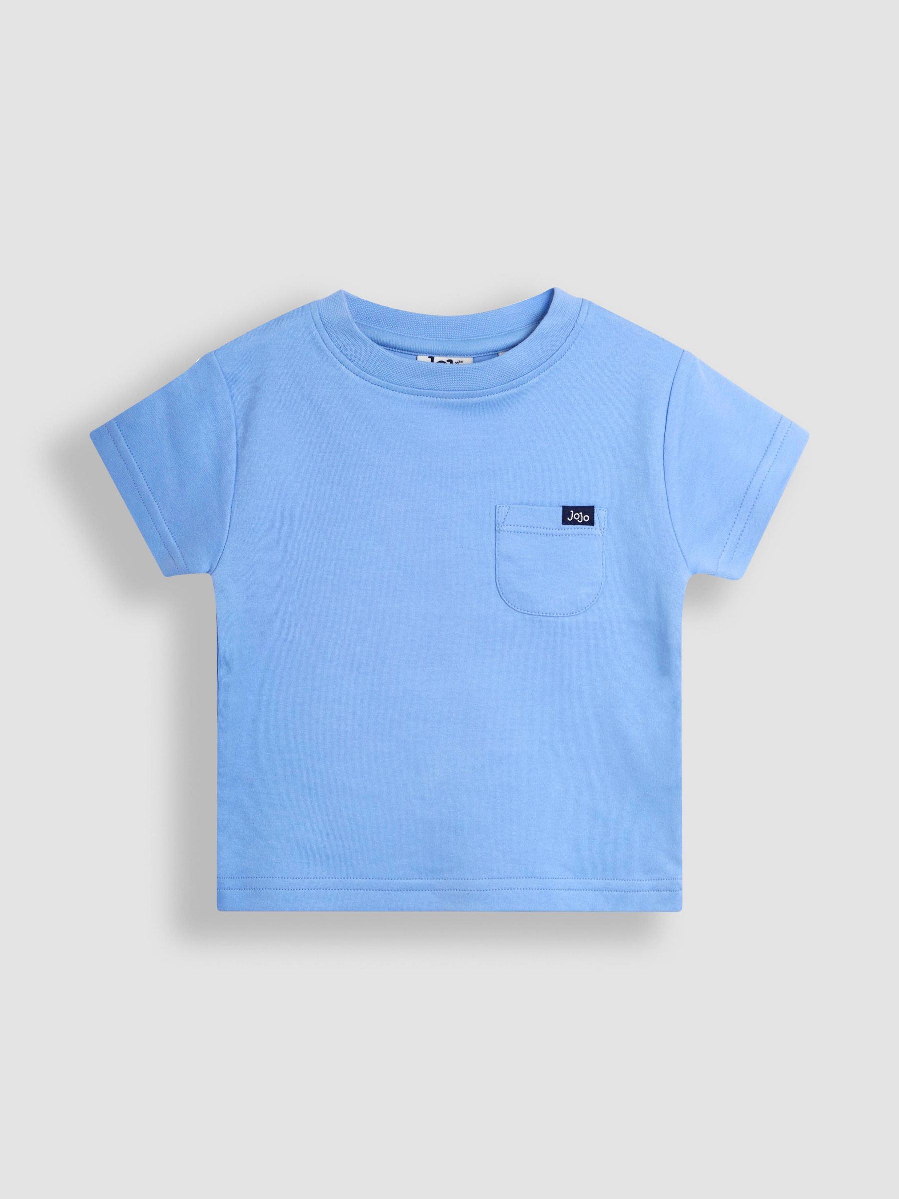 Blue Tractor Checkerboard 2-Pack Printed & Plain T-Shirts