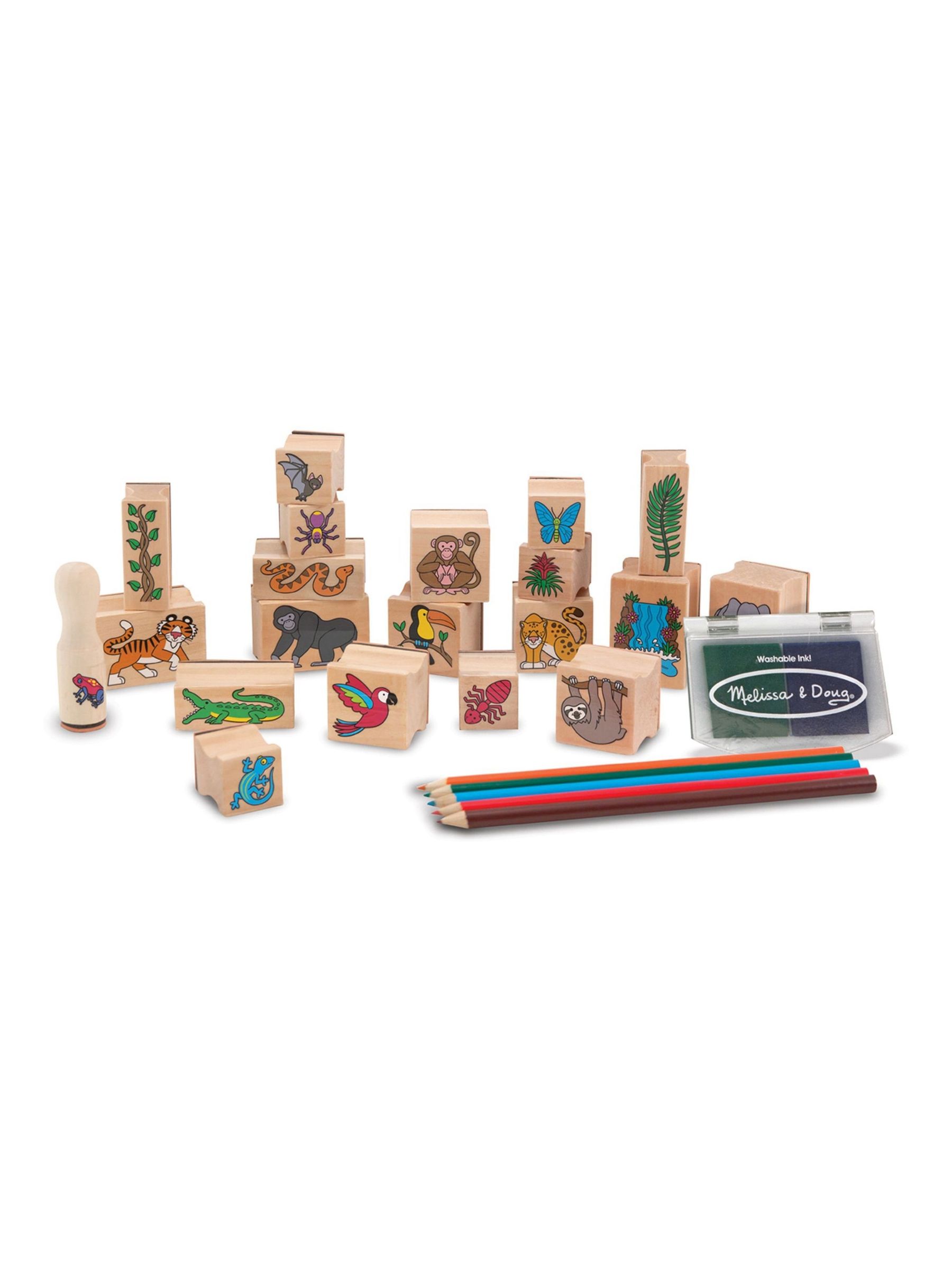 Melissa & Doug Multi Stamp-a-Scene Rain Forest