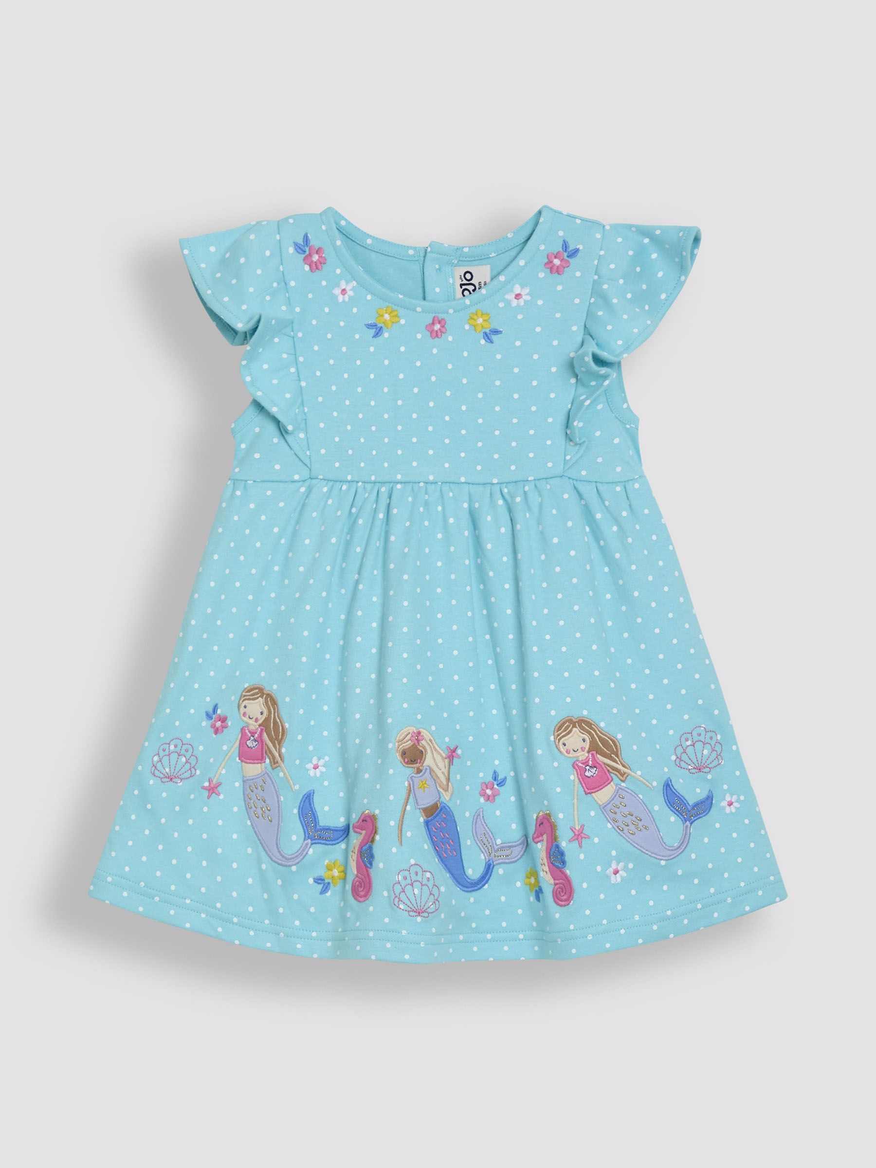 Fuchsia Pink Unicorn Appliqué Summer Dress