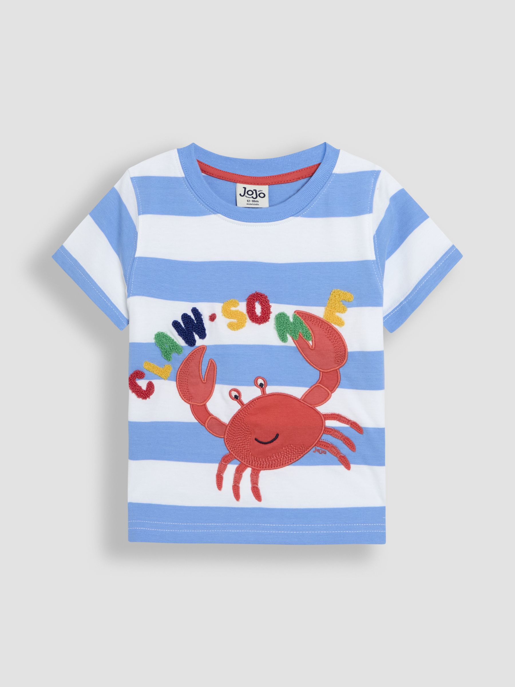 Ecru Safari Stripe Appliqué T-Shirt