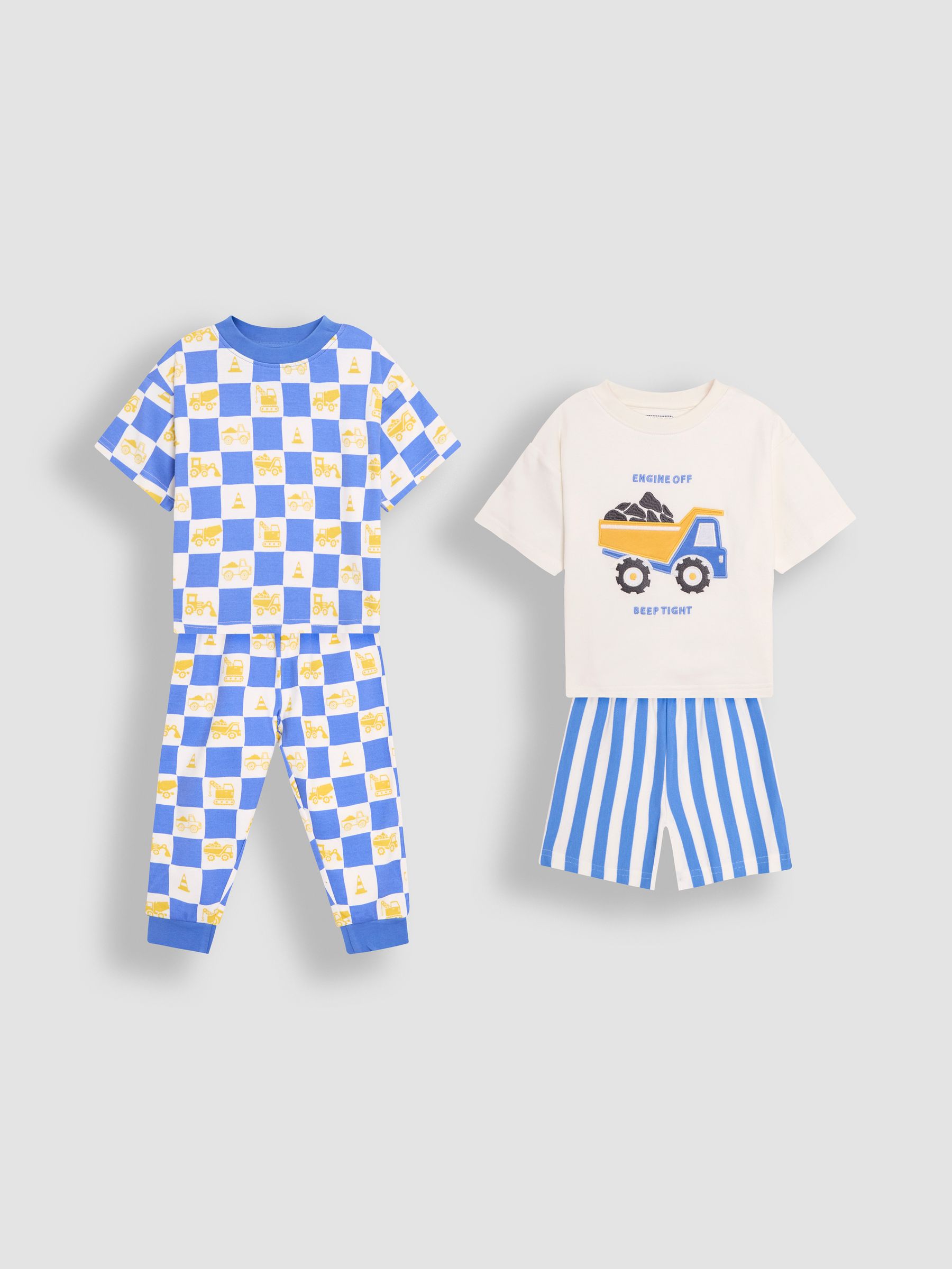 Stone Print Jersey Pyjamas 2 Pack
