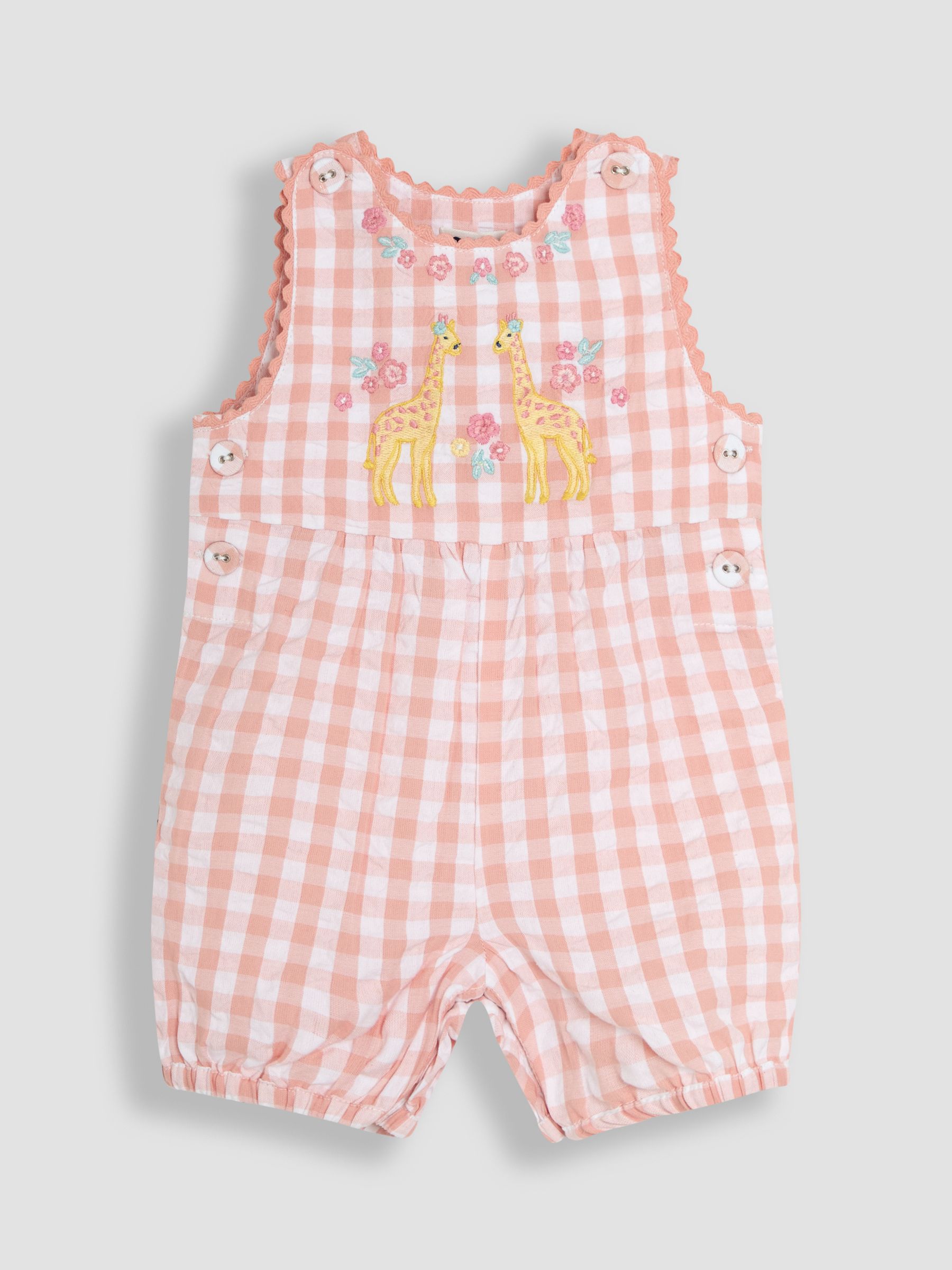 Yellow Bunny Appliqué Dungarees