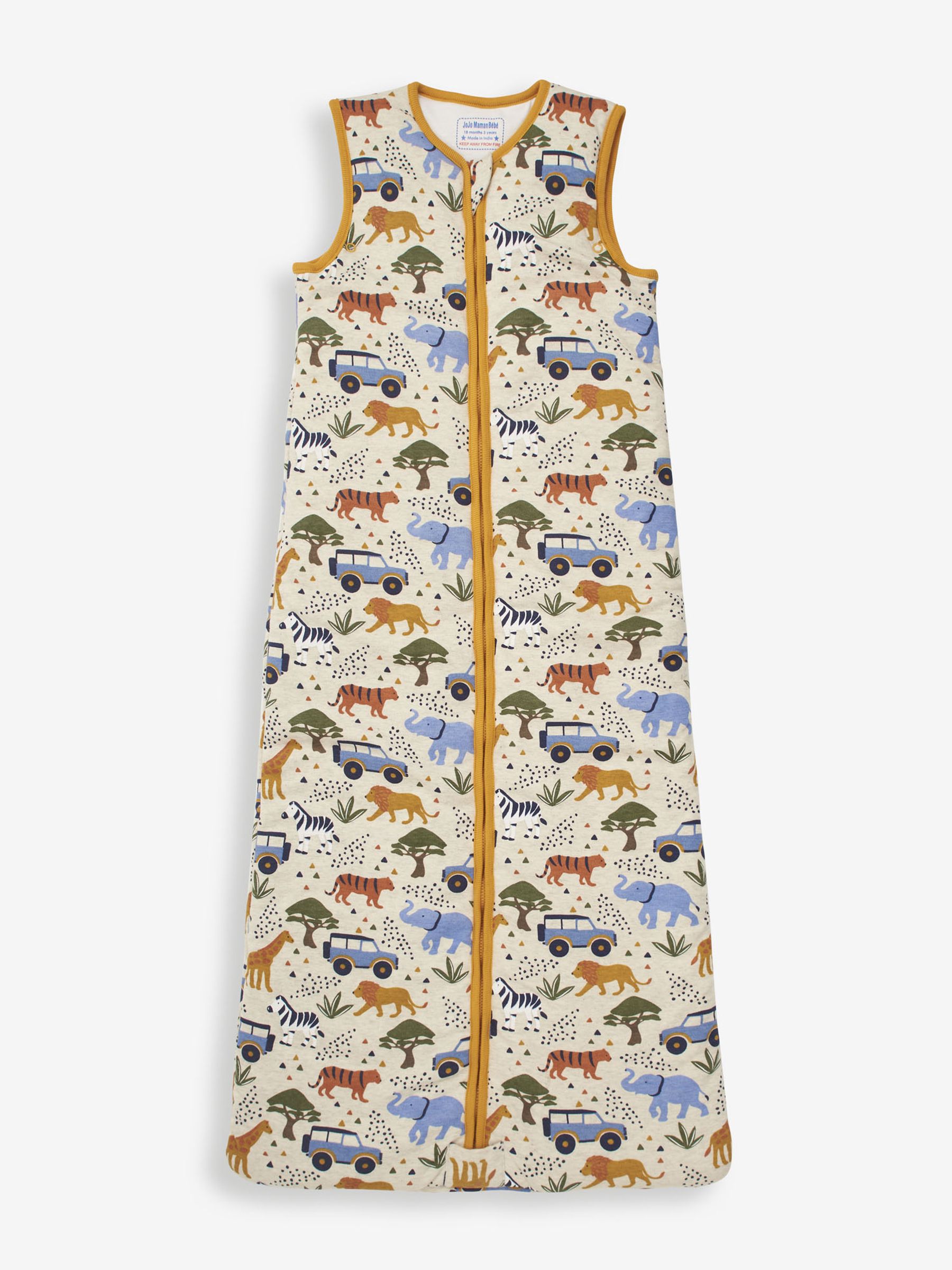 Oatmeal Safari 2.5 Tog Toddler Sleeping Bag