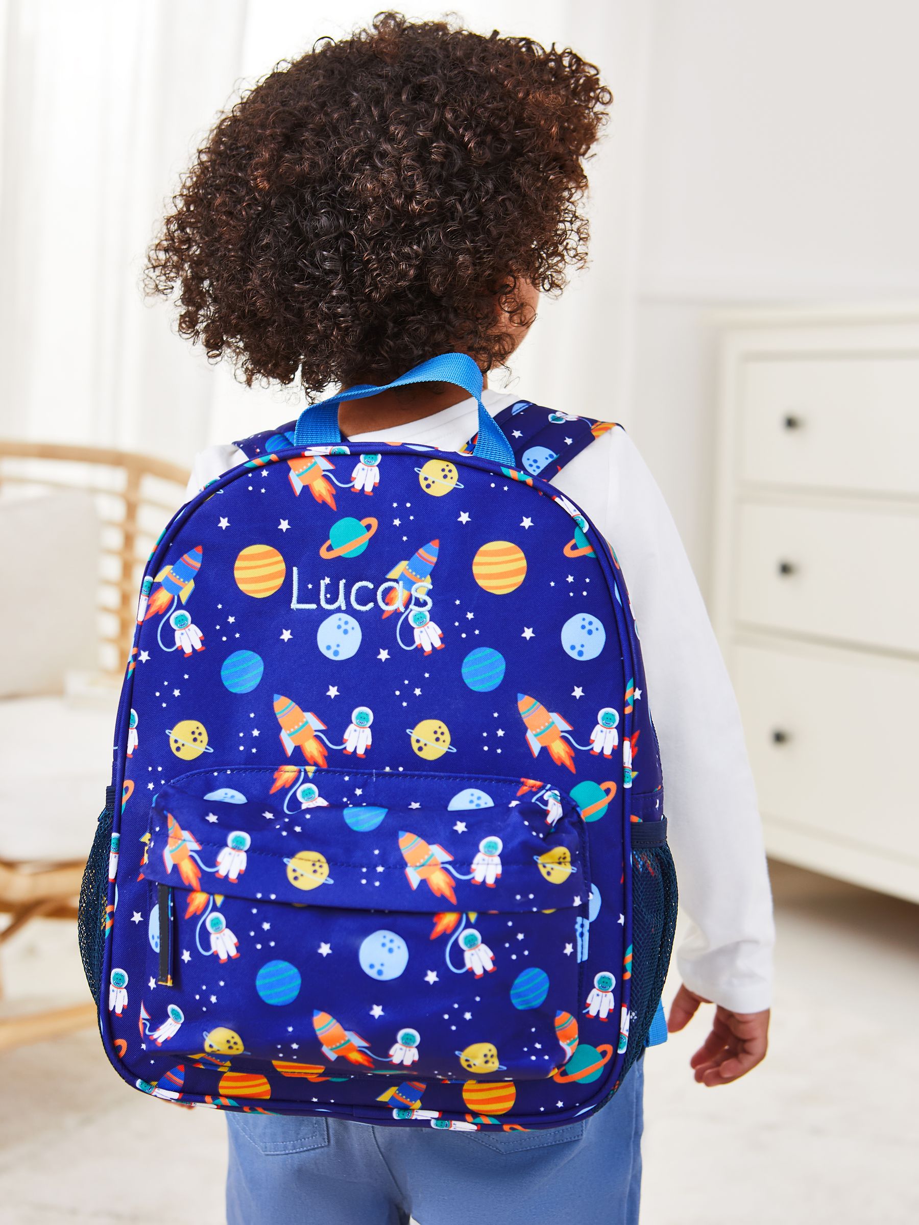 Blue/Pink Medium Backpack