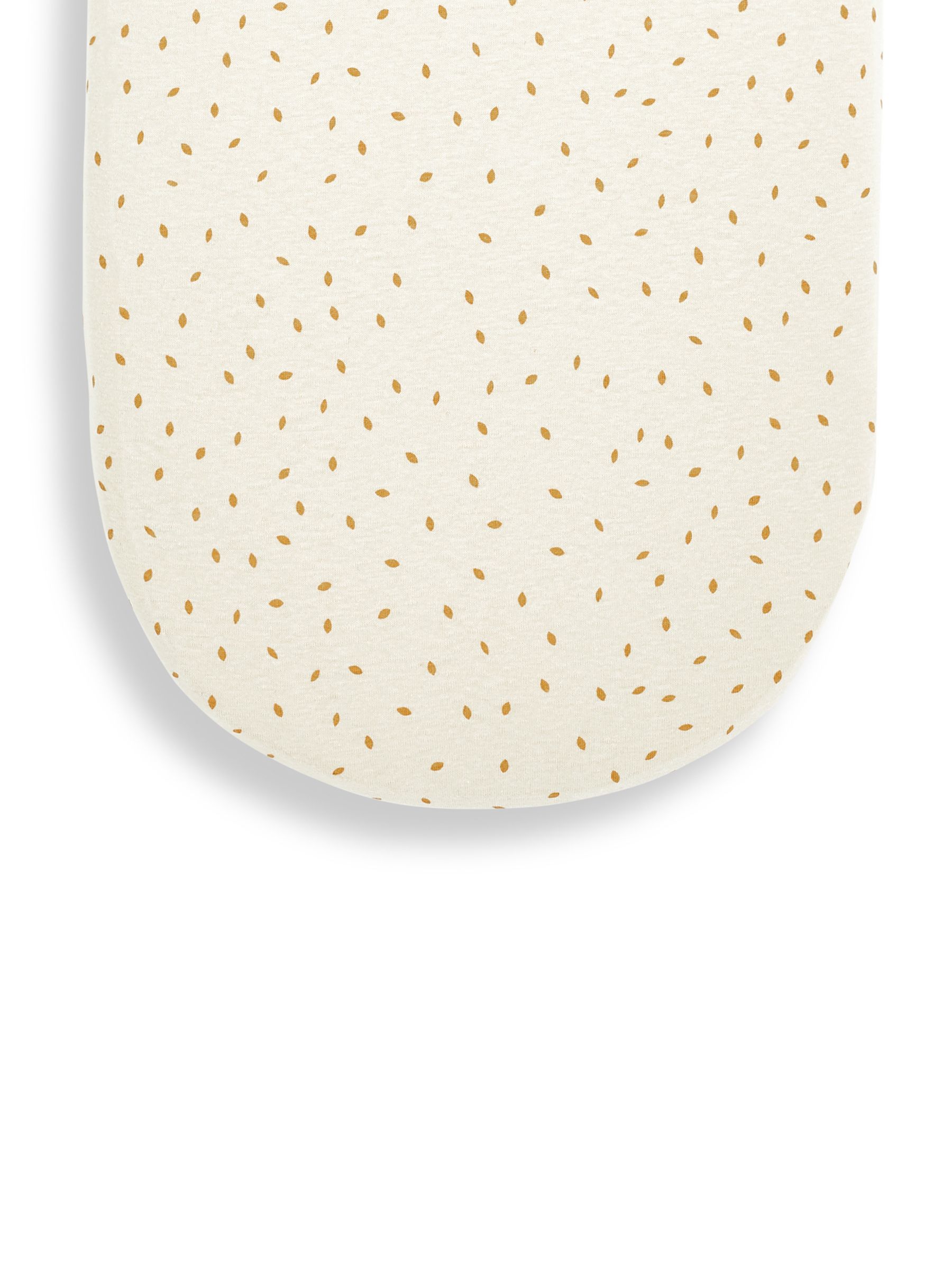The Little Green Sheep Cream Rice Print Fitted Sheet