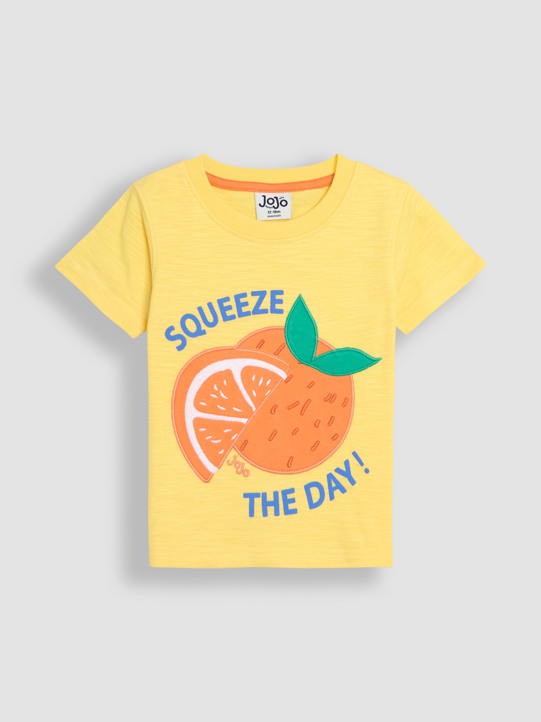 Yellow Orange Fruit Printed T-Shirt