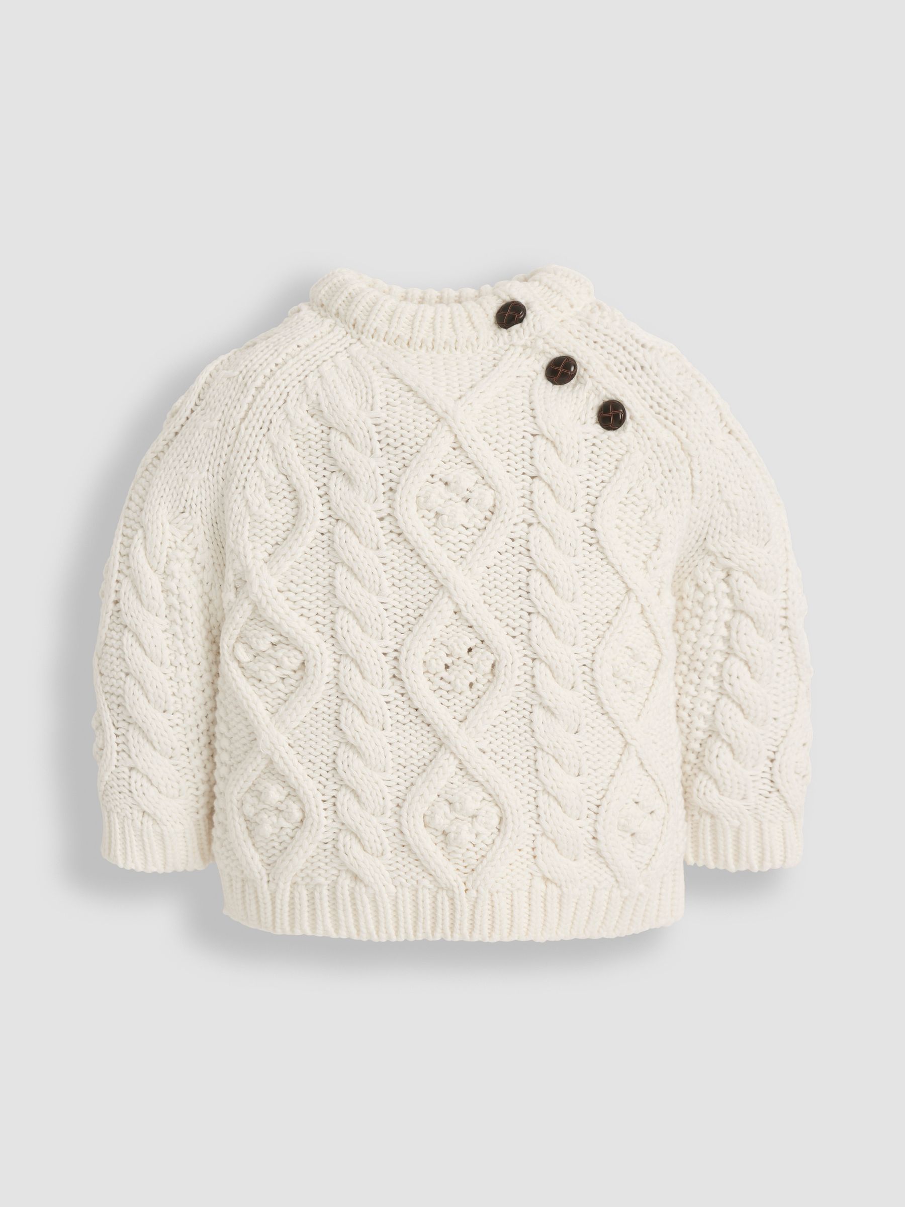 Cream Cosy Cable Jumper